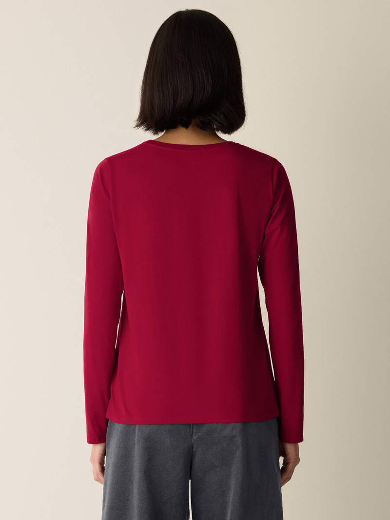 Organic Pima Cotton Jersey Long-Sleeve Tee 4