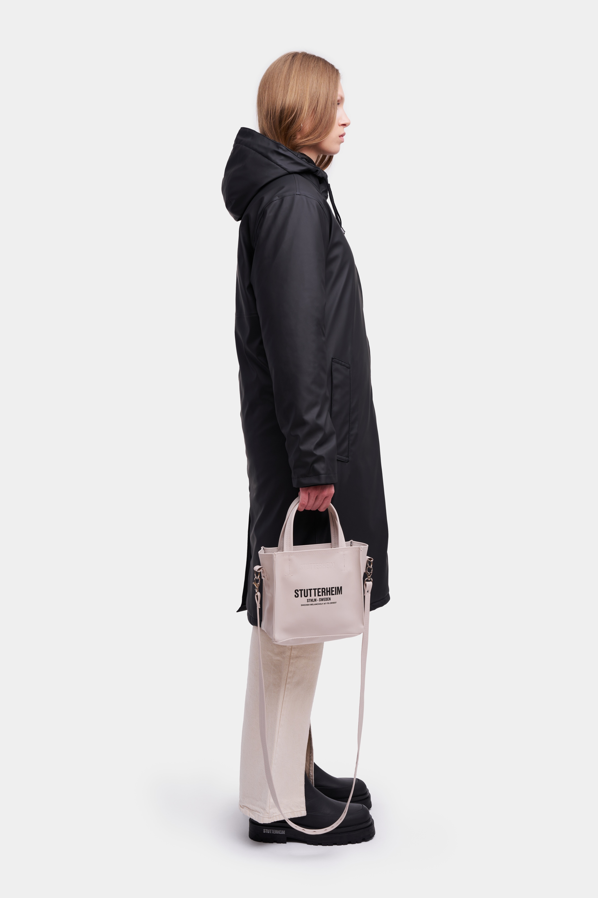 Stockholm Long Winter Jacket Black - 3