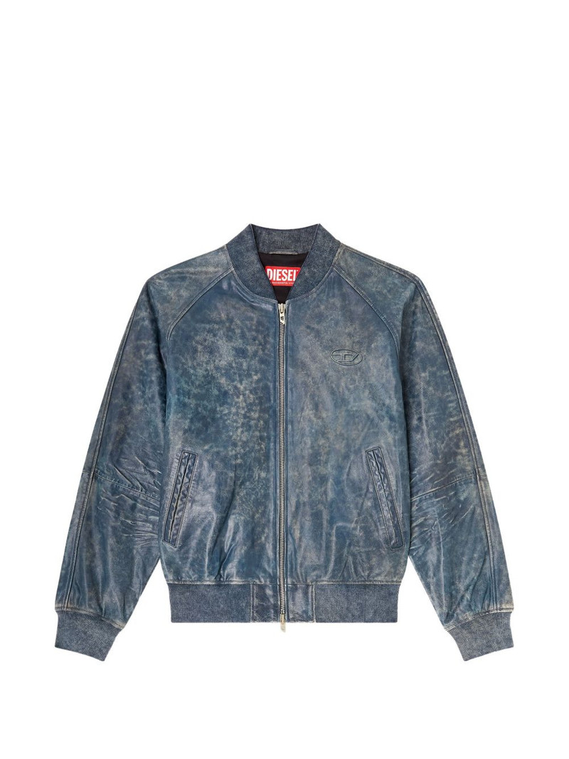 L-Cobb leather bomber jacket 1