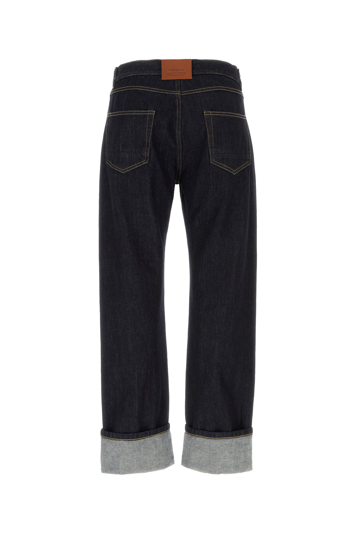 Dark blue denim jeans - 2