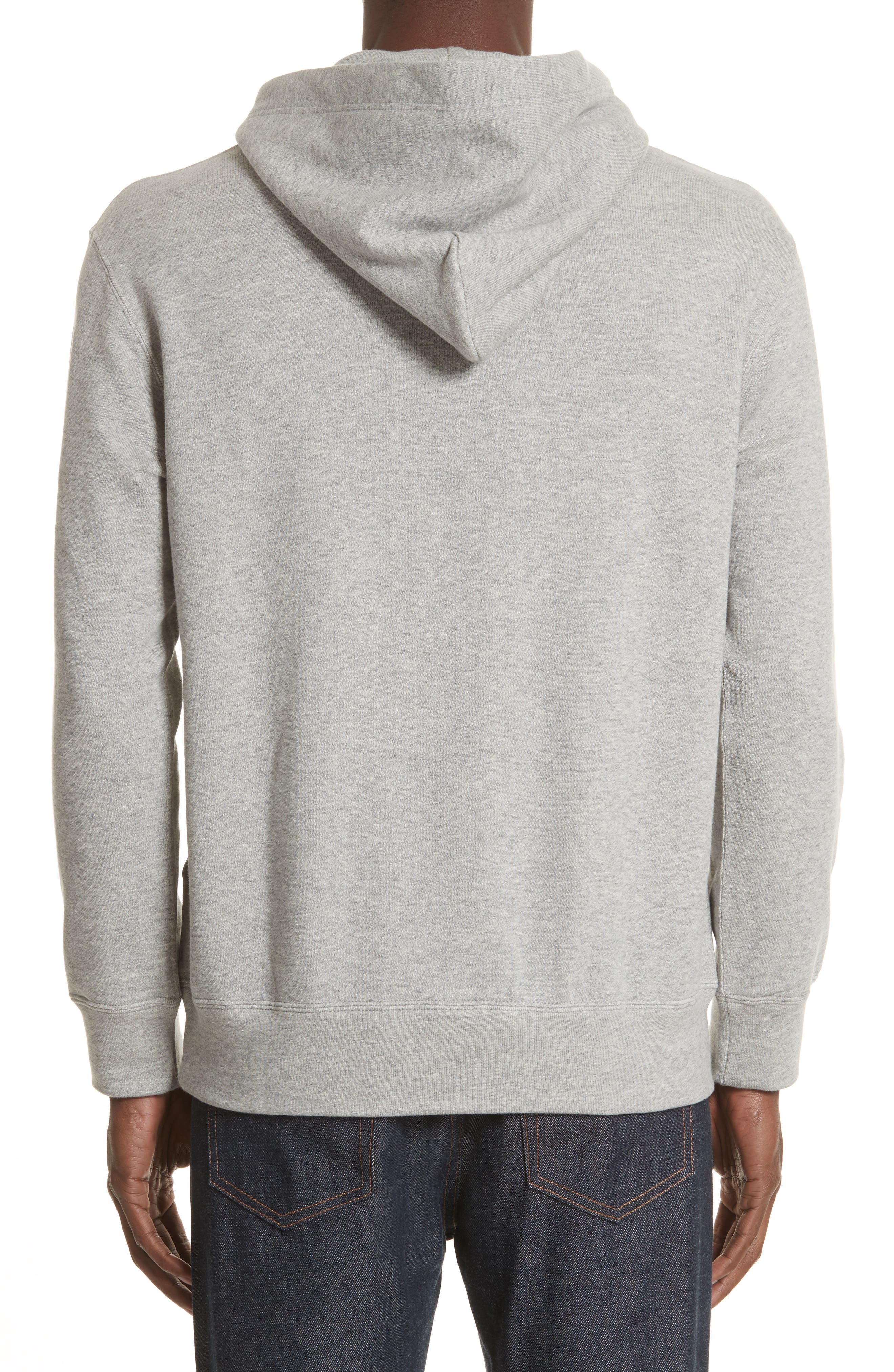 Comme des Garçons PLAY Red Heart Hoodie in Grey at Nordstrom - 2