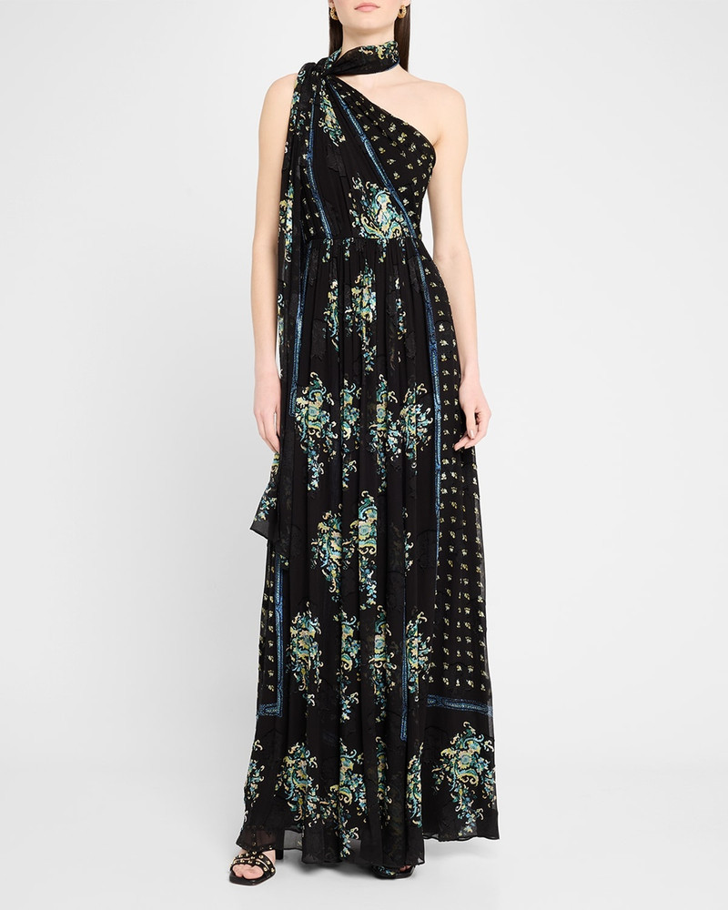 ULLA JOHNSON Angelique Draped Scarf Gown outlook