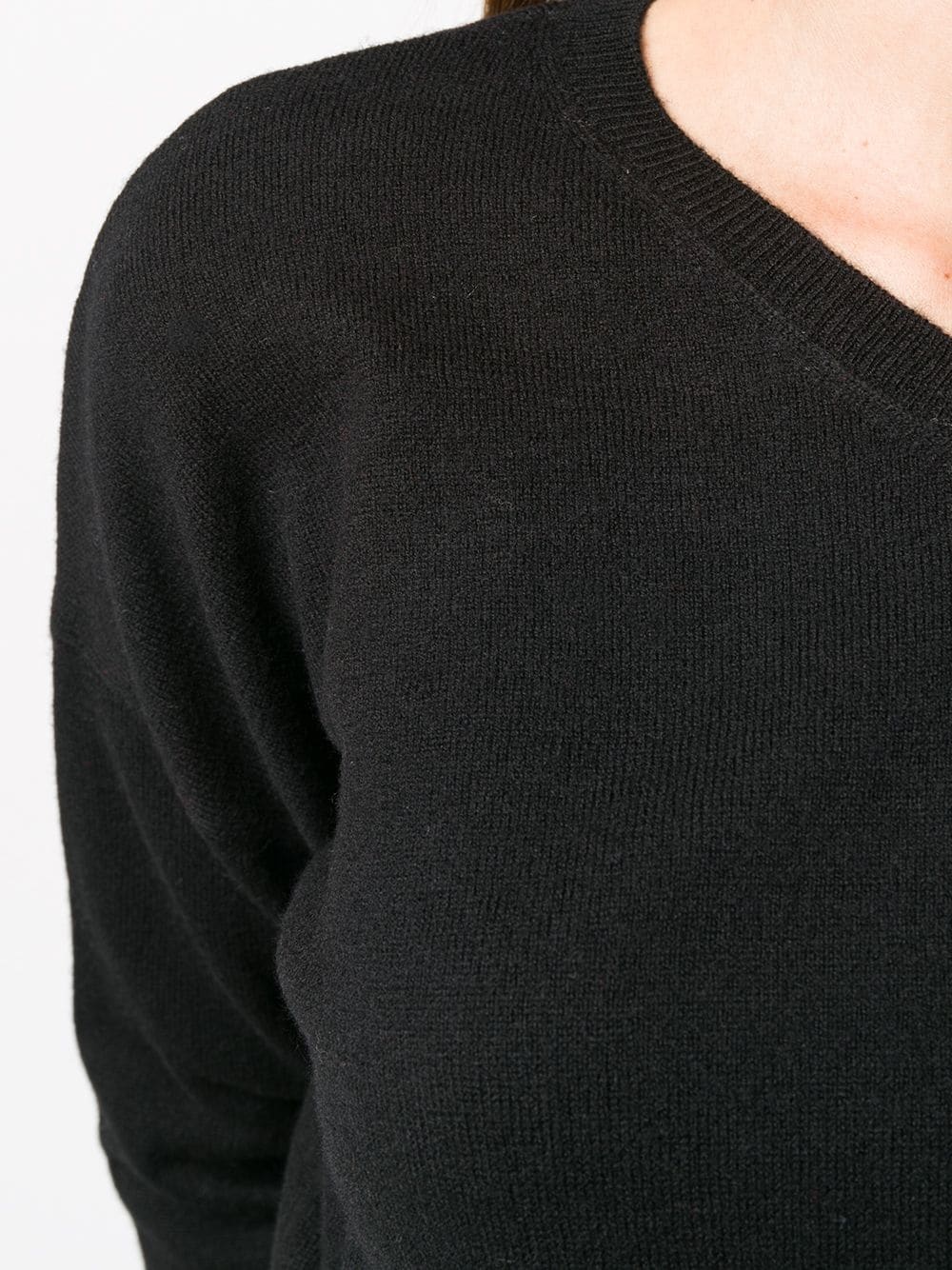 V-neck wool jumper - 5