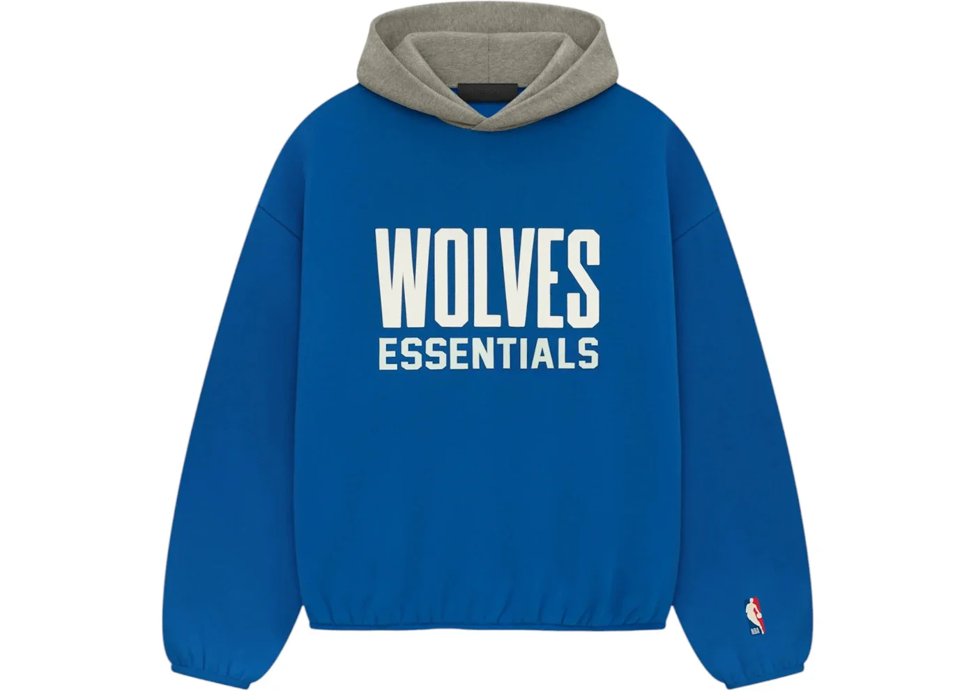 Fear of God Essentials Wolves Hoodie Blue - 1