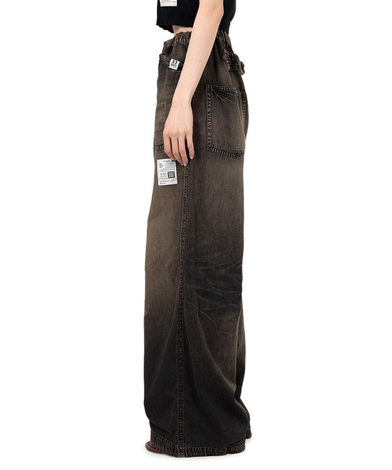 Light Denim Wide Pants 4