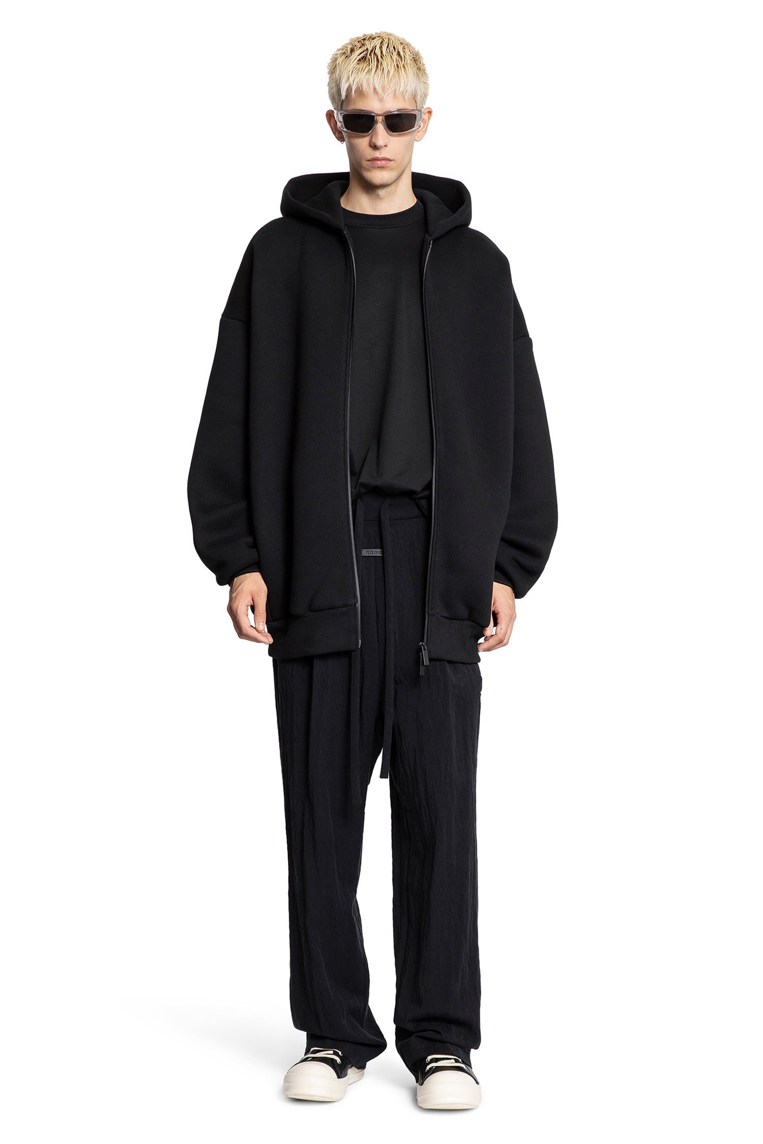 Cotton-Nylon-Zip-Up-Hoodie - 5