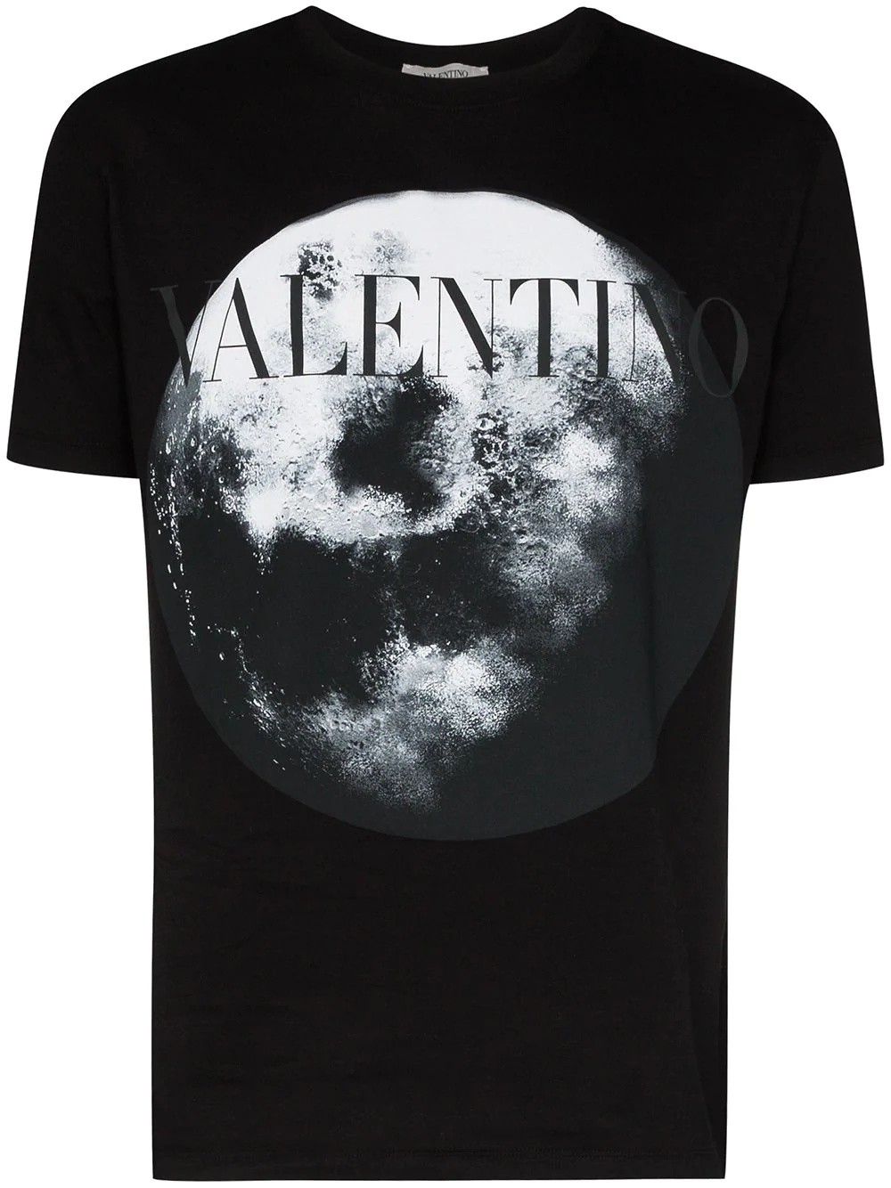 moon logo-print cotton T-shirt - 1