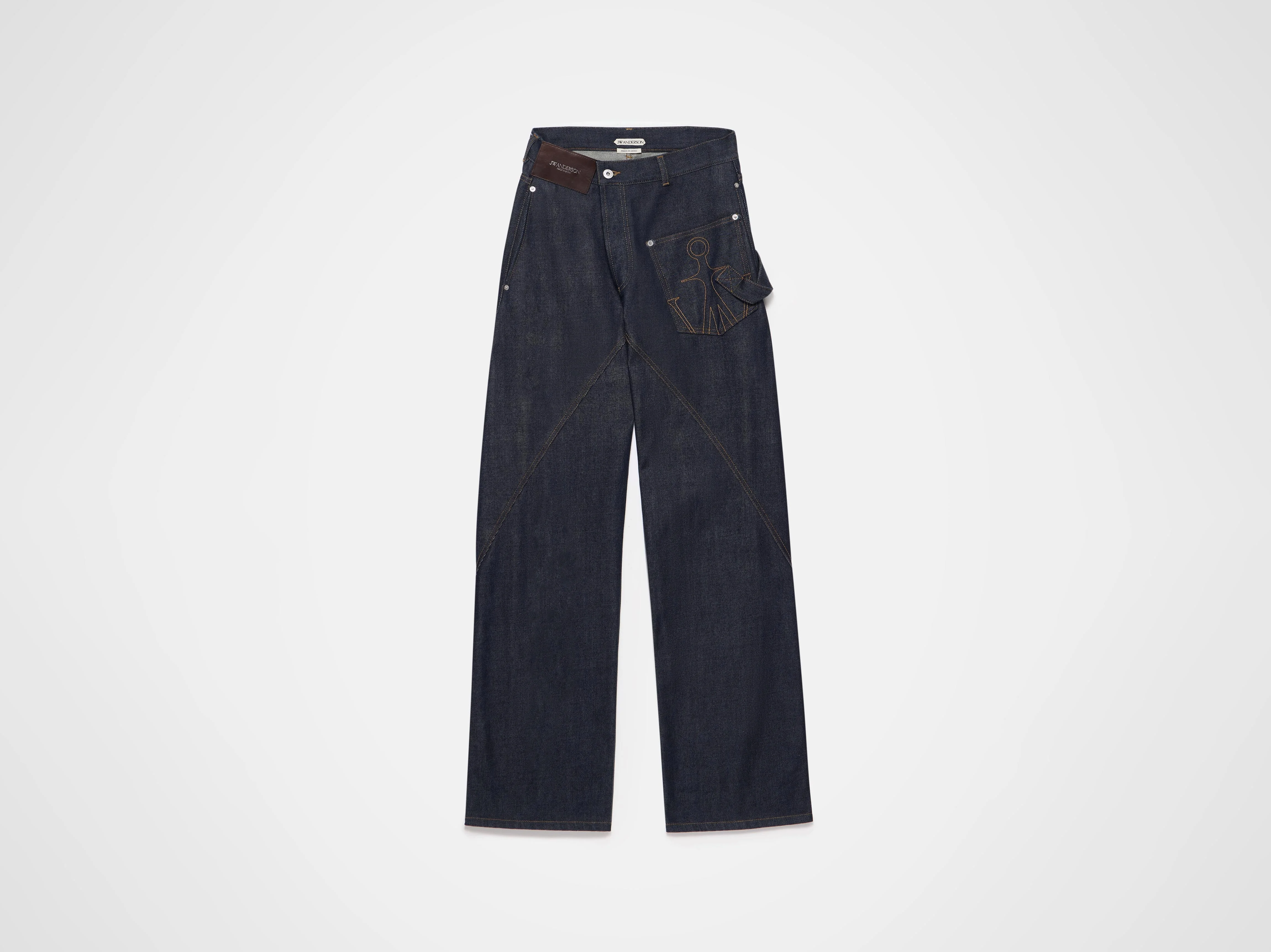 TWISTED WORKWEAR DENIM JEANS IN INDIGO - 1