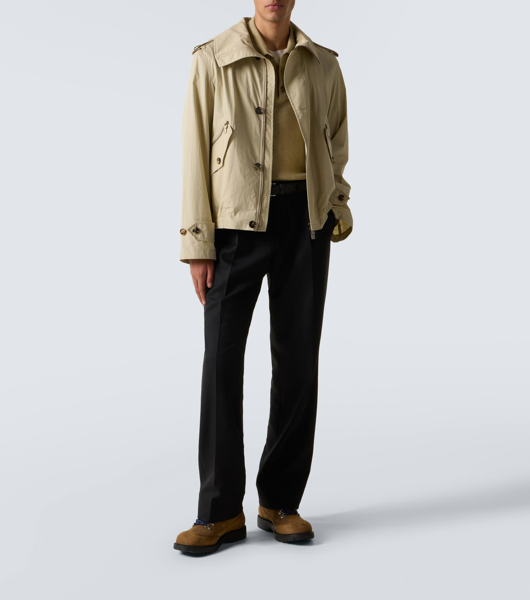 Cotton-blend blouson jacket - 2