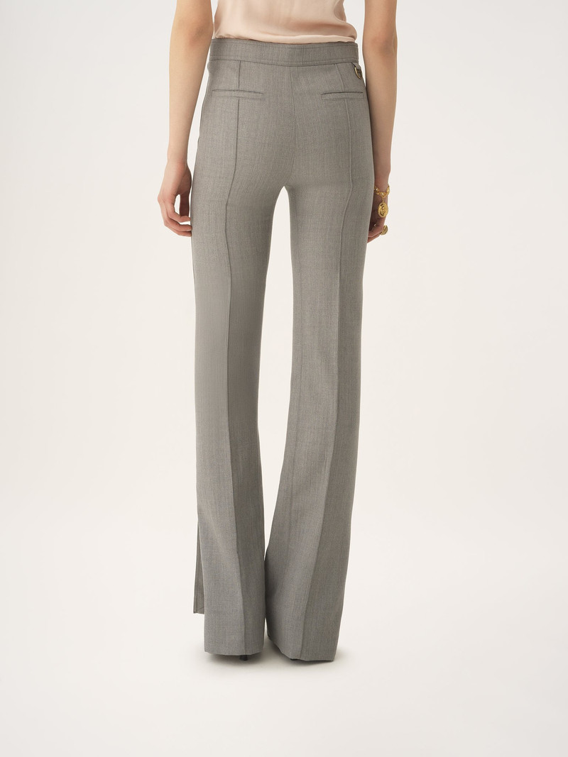 TAILORED PANTS IN CHINÉ WOOL 5