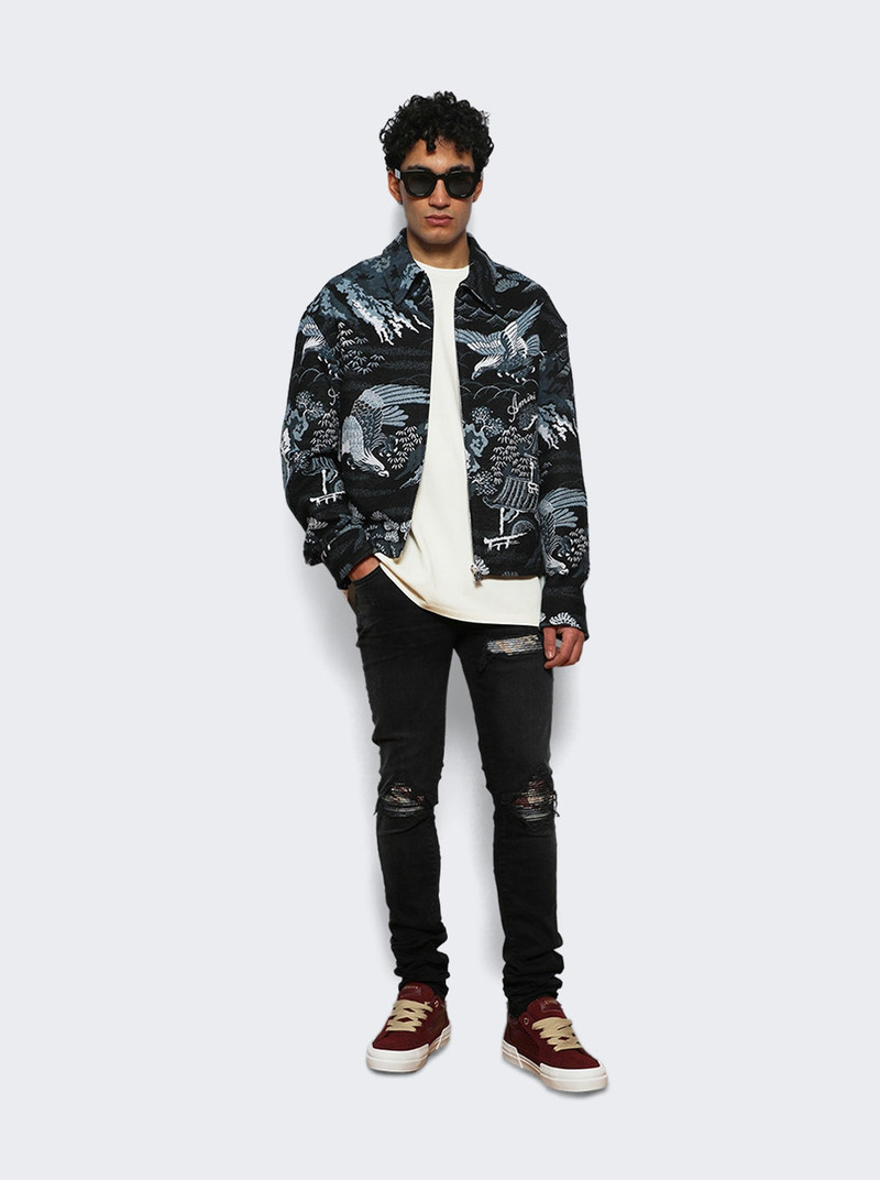 Bird Tapestry Blouson Black 5