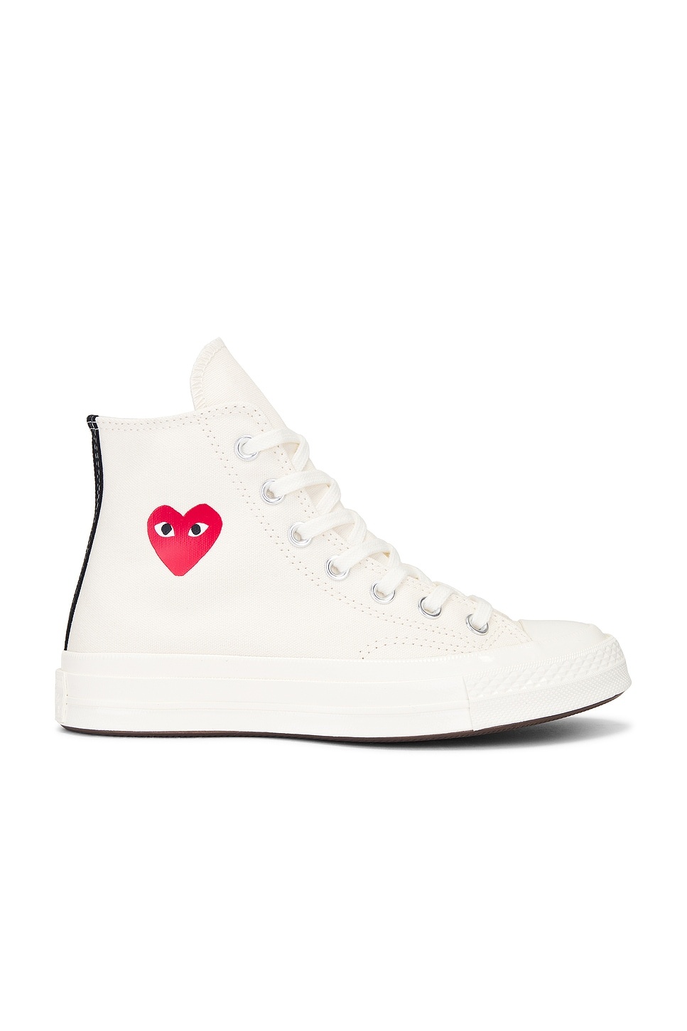 Small Red Heart High Top Sneaker - 1