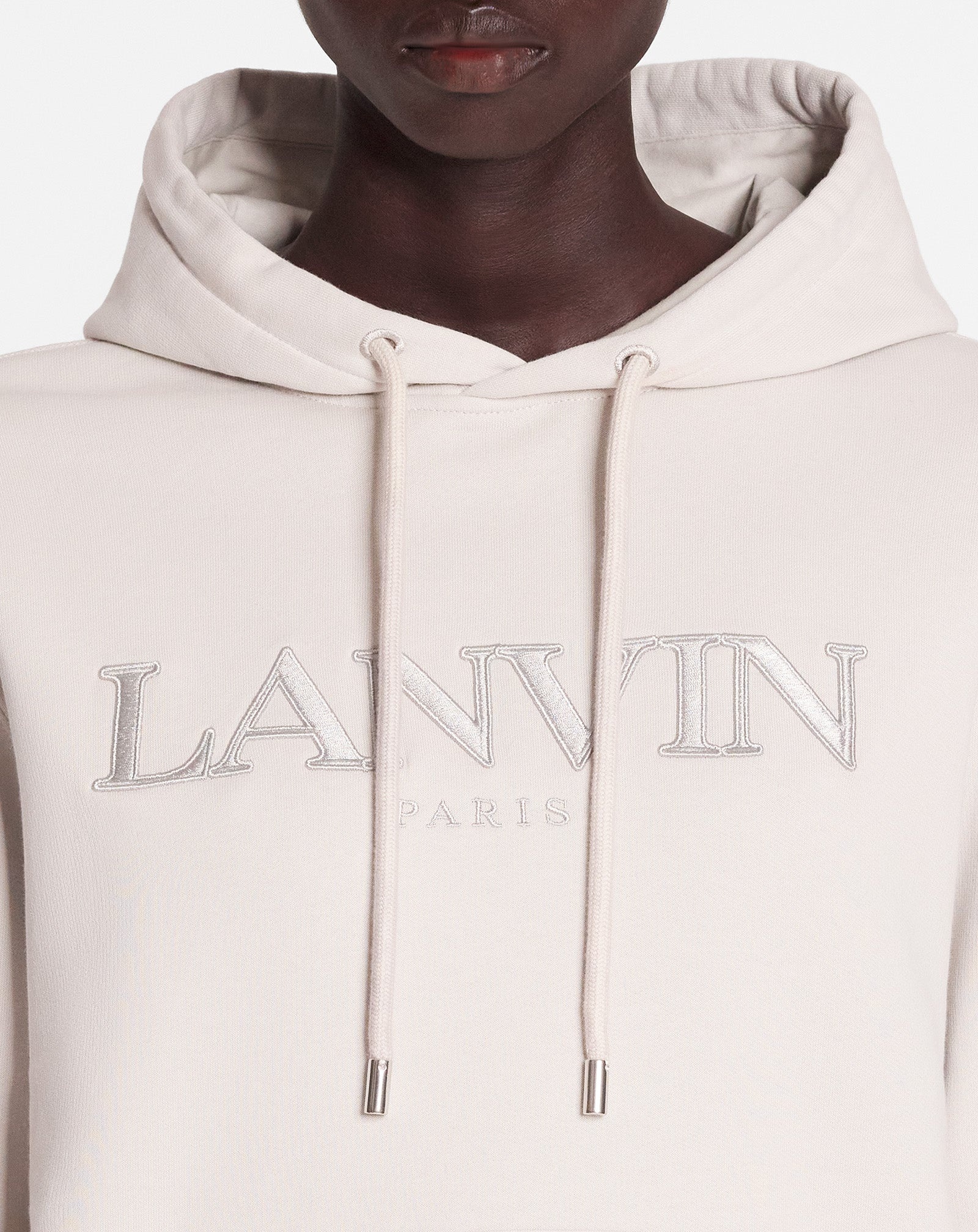 CLASSIC EMBROIDERED LANVIN PARIS HOODIE - 5