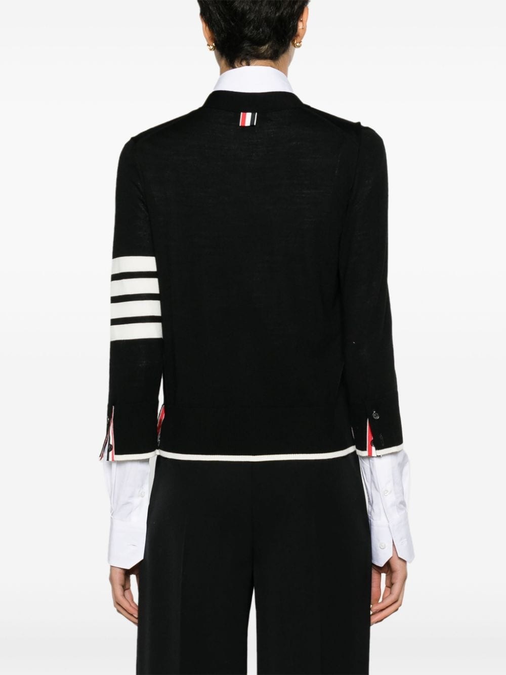 4-Bar virgin wool cardigan - 4