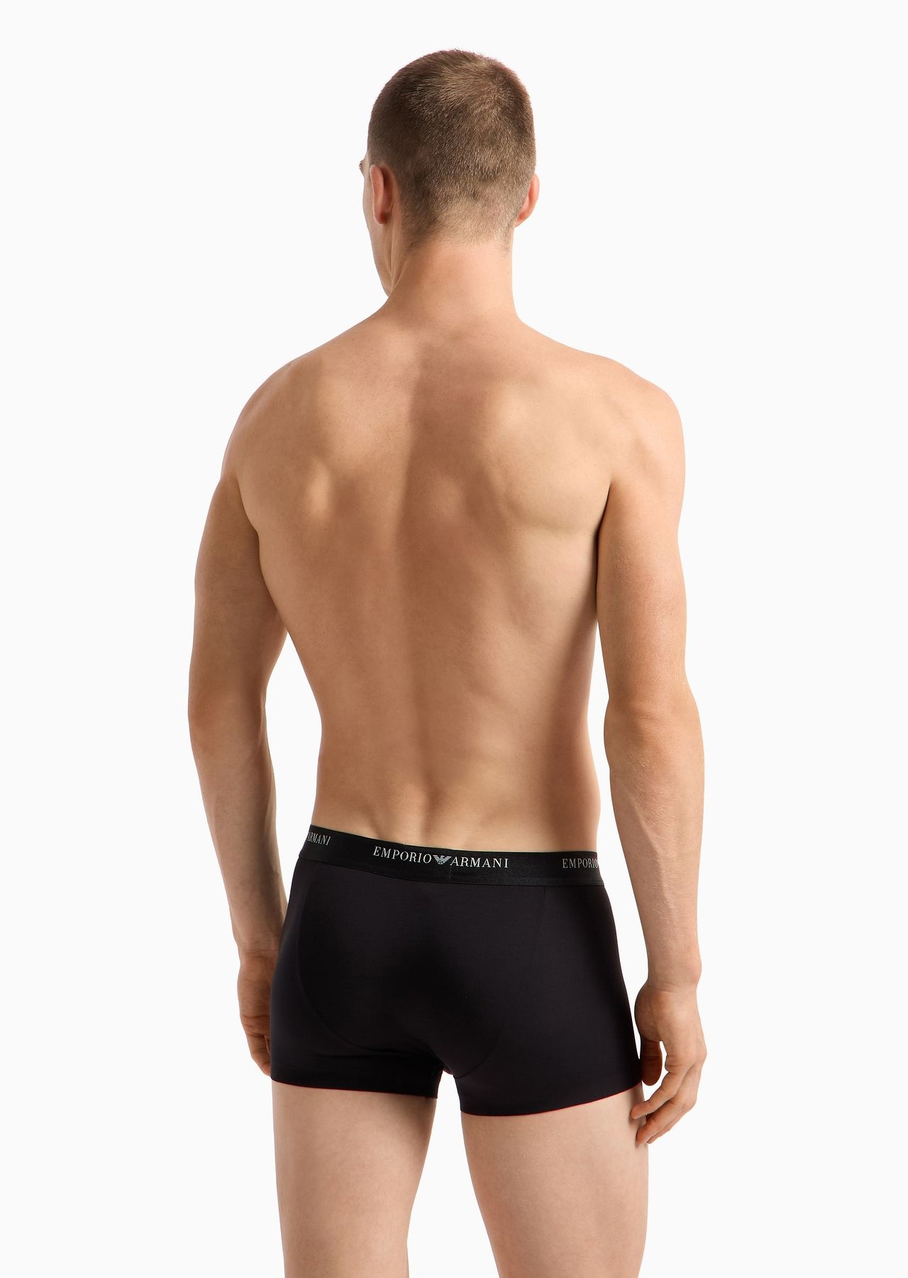 Soft modal boxer briefs with logo waist - 3