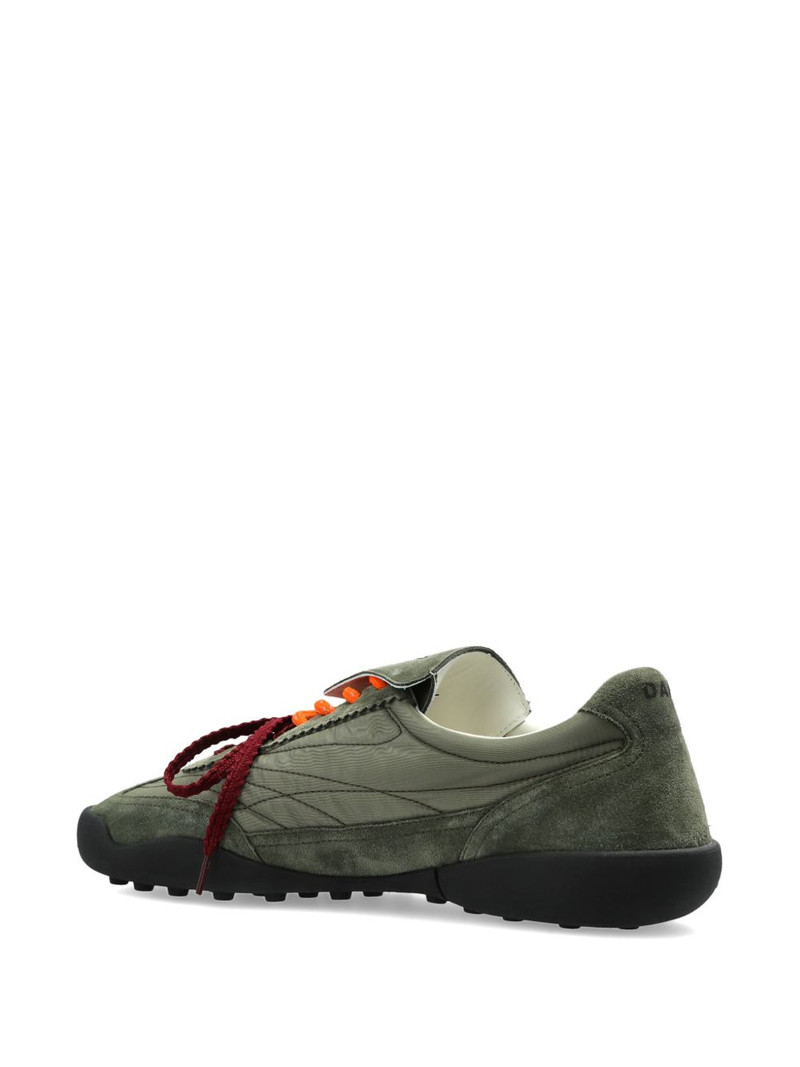 suede panelled sneakers 4