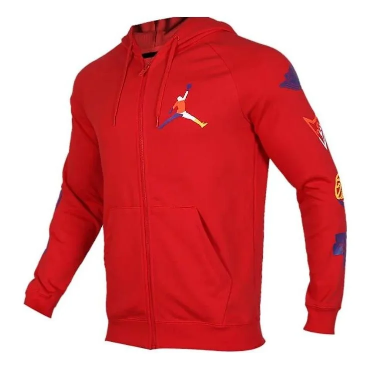 Nike AS M J RIVALS LOOPBACK FZ University Red CJ7880-657 - 1