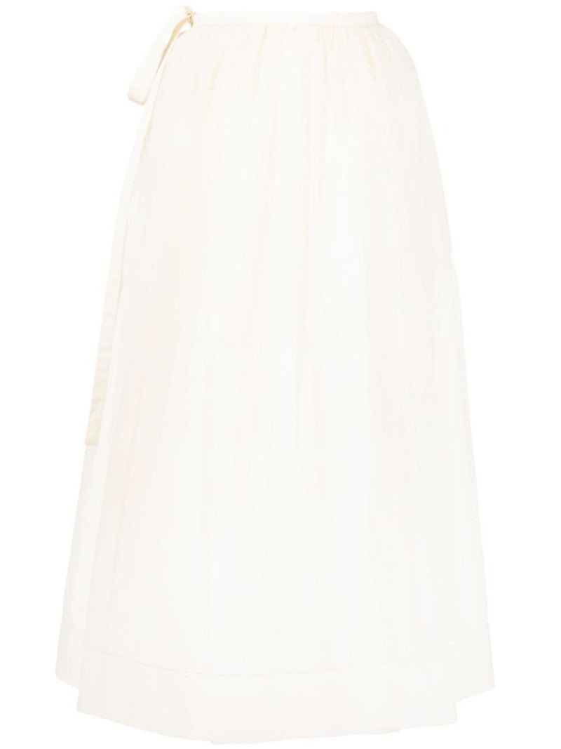 semi-sheer full midi skirt 1