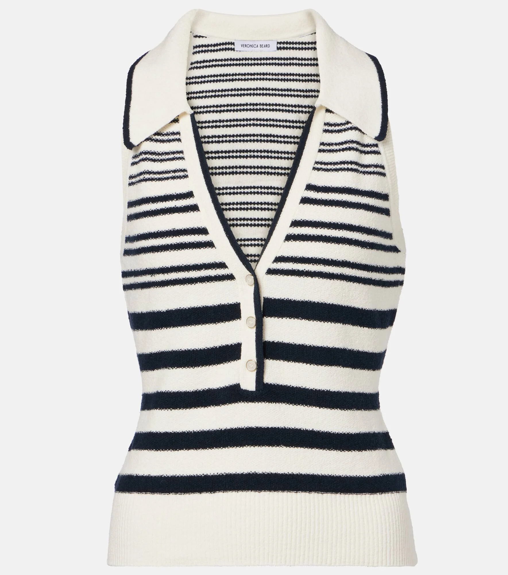 Meera cotton-blend top - 1