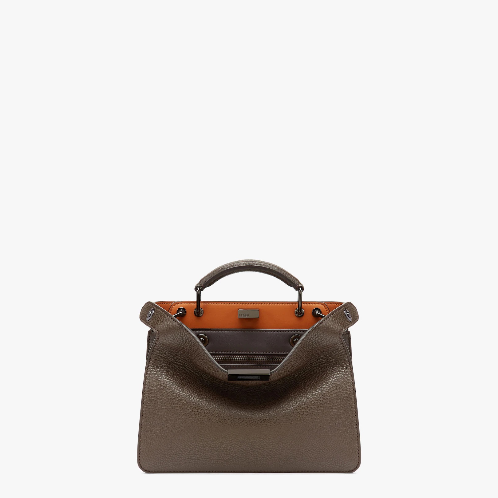 Brown leather bag - 1