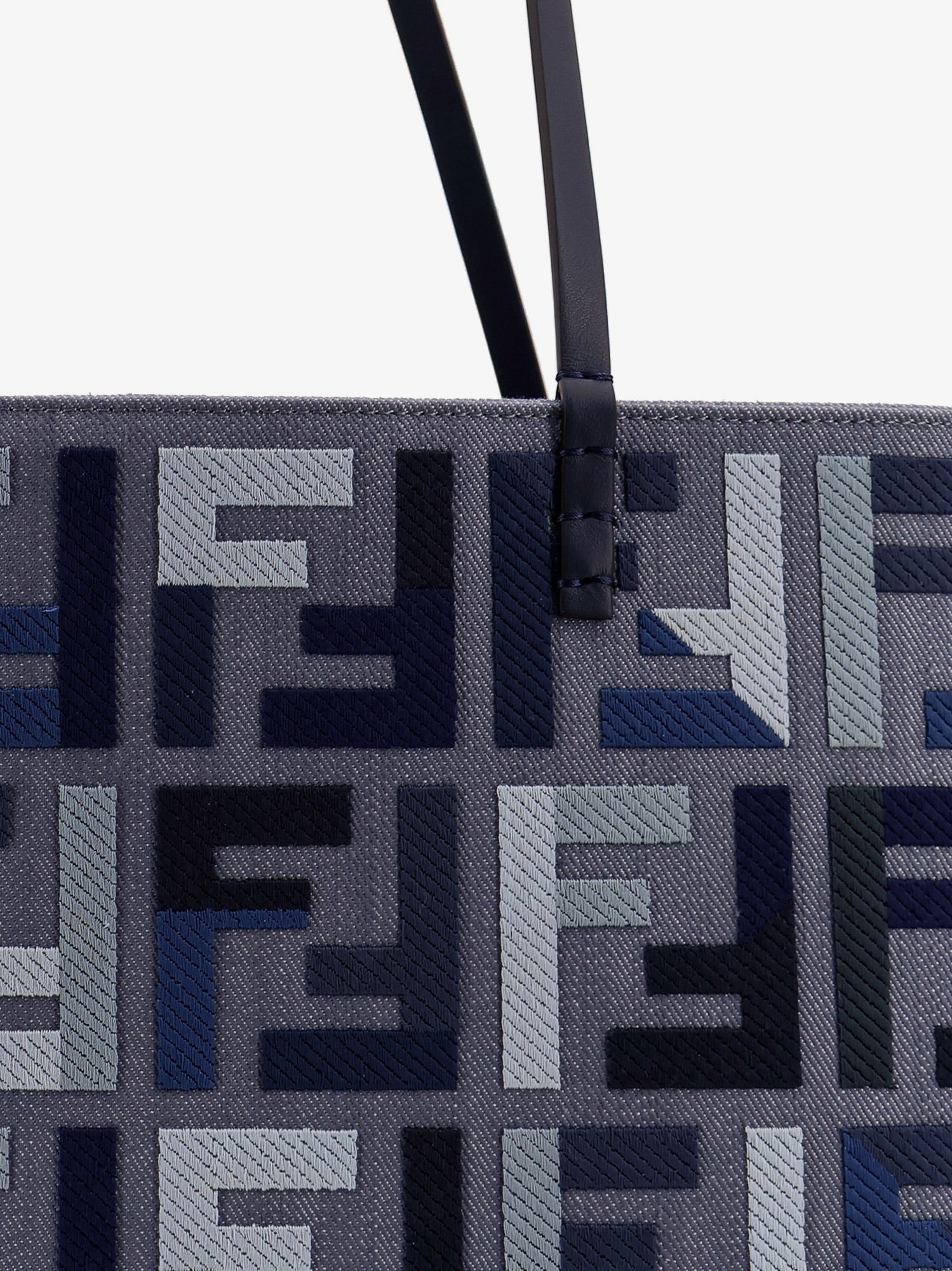 Roll Large Jacquard Ff Fabric Tote Bag - 6