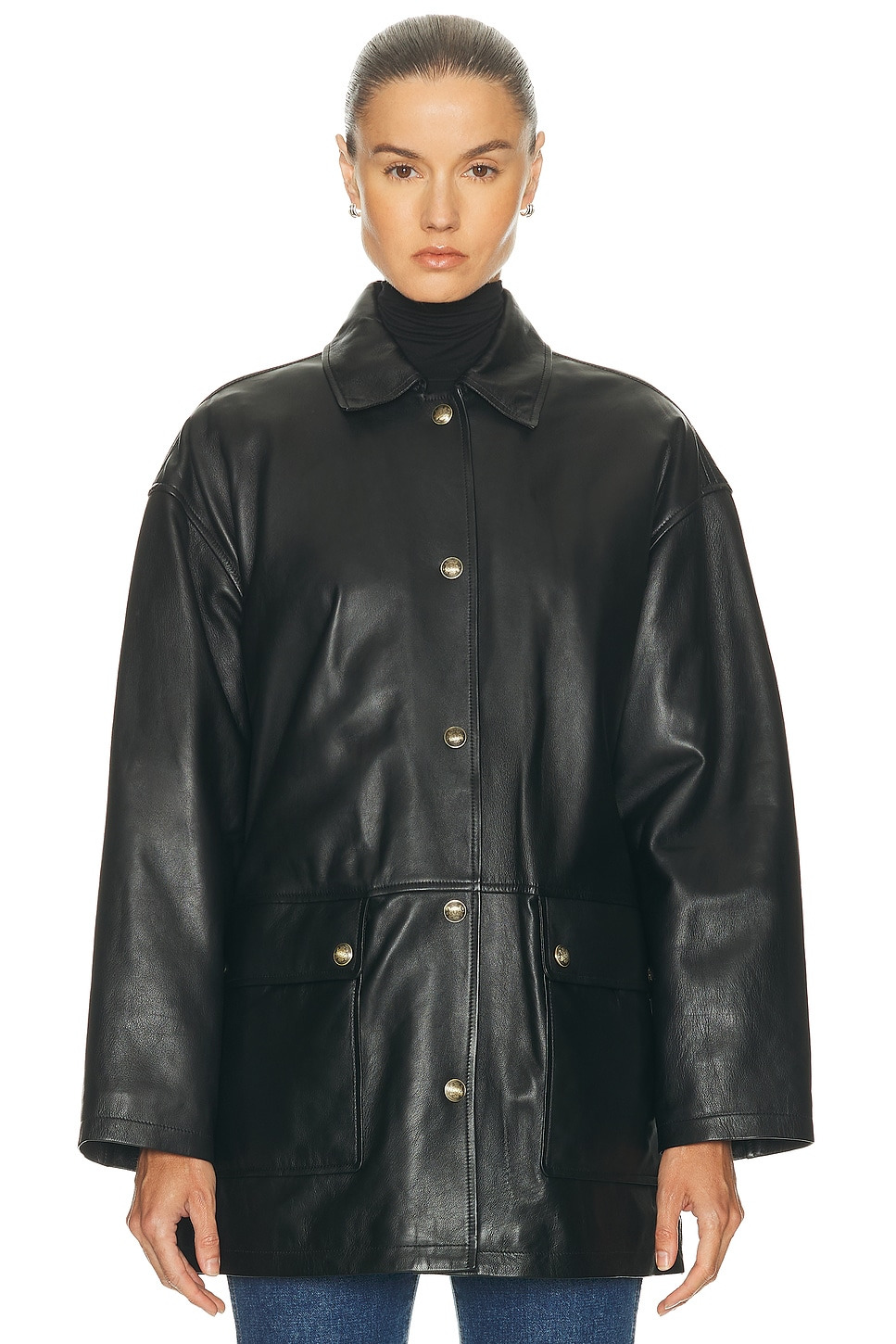 Cordel Leather Coat - 2