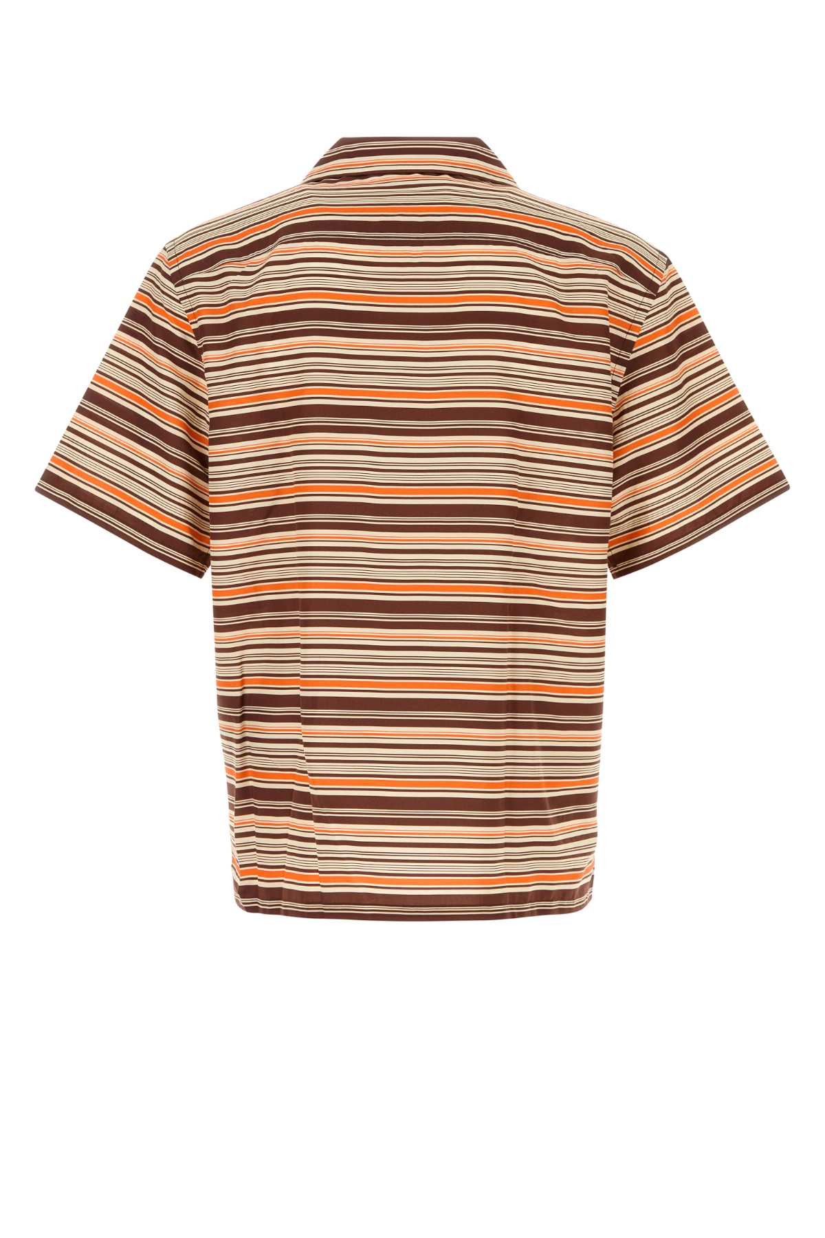 Prada Men Embroidered Cotton Blend Shirt - 2