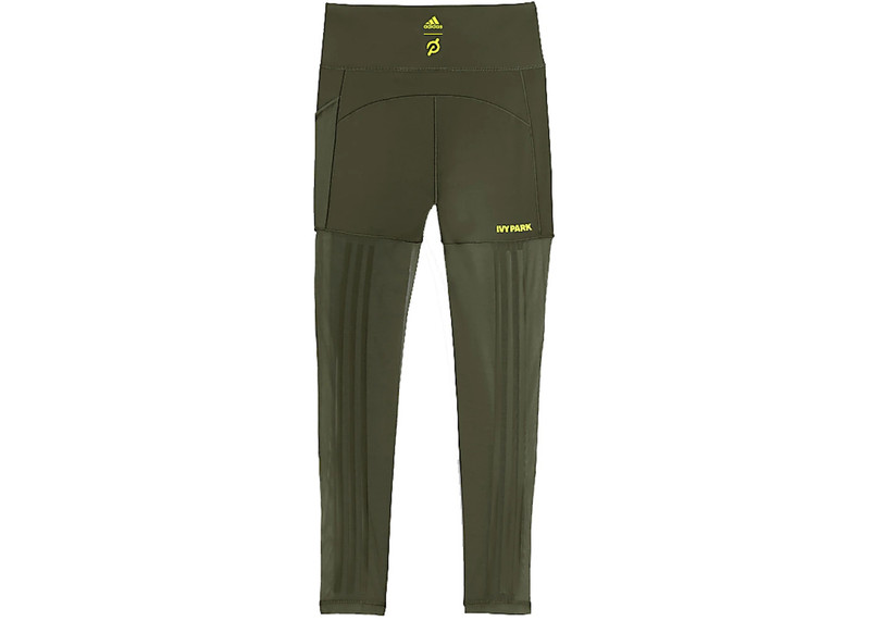 adidas adidas Ivy Park x Peloton Power Tights Focus Olive/Black outlook