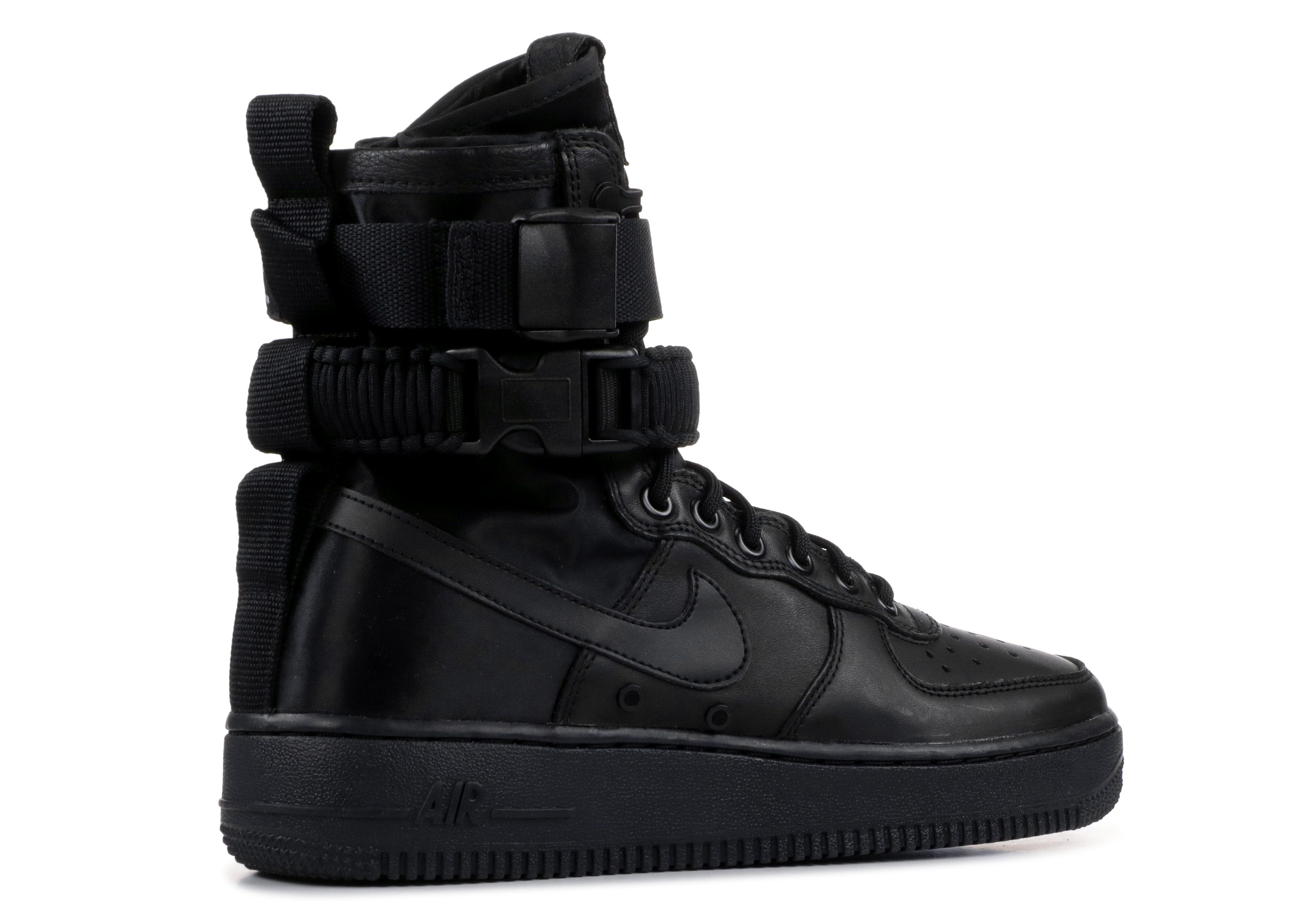 WMNS SF AIR FORCE 1 HIGH 'TRIPLE BLACK' - 3