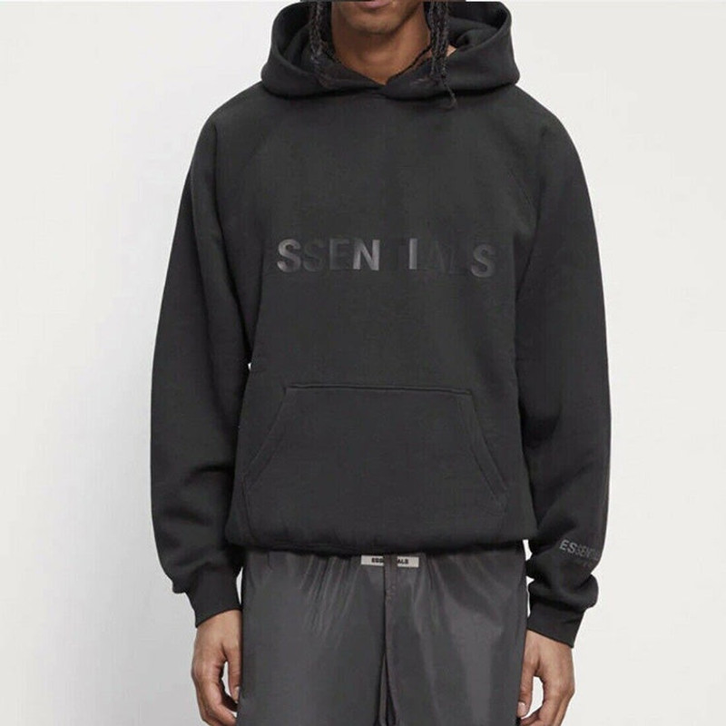 Fear of God Essentials SS20 Logo Hoodie 'Black' FOG-SS20-402 4
