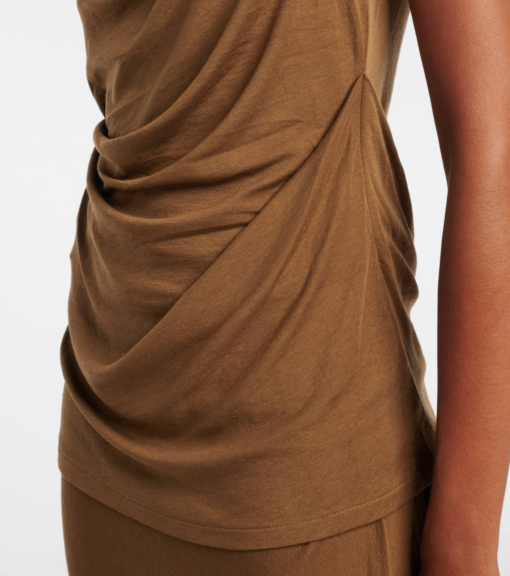 Draped jersey top - 5