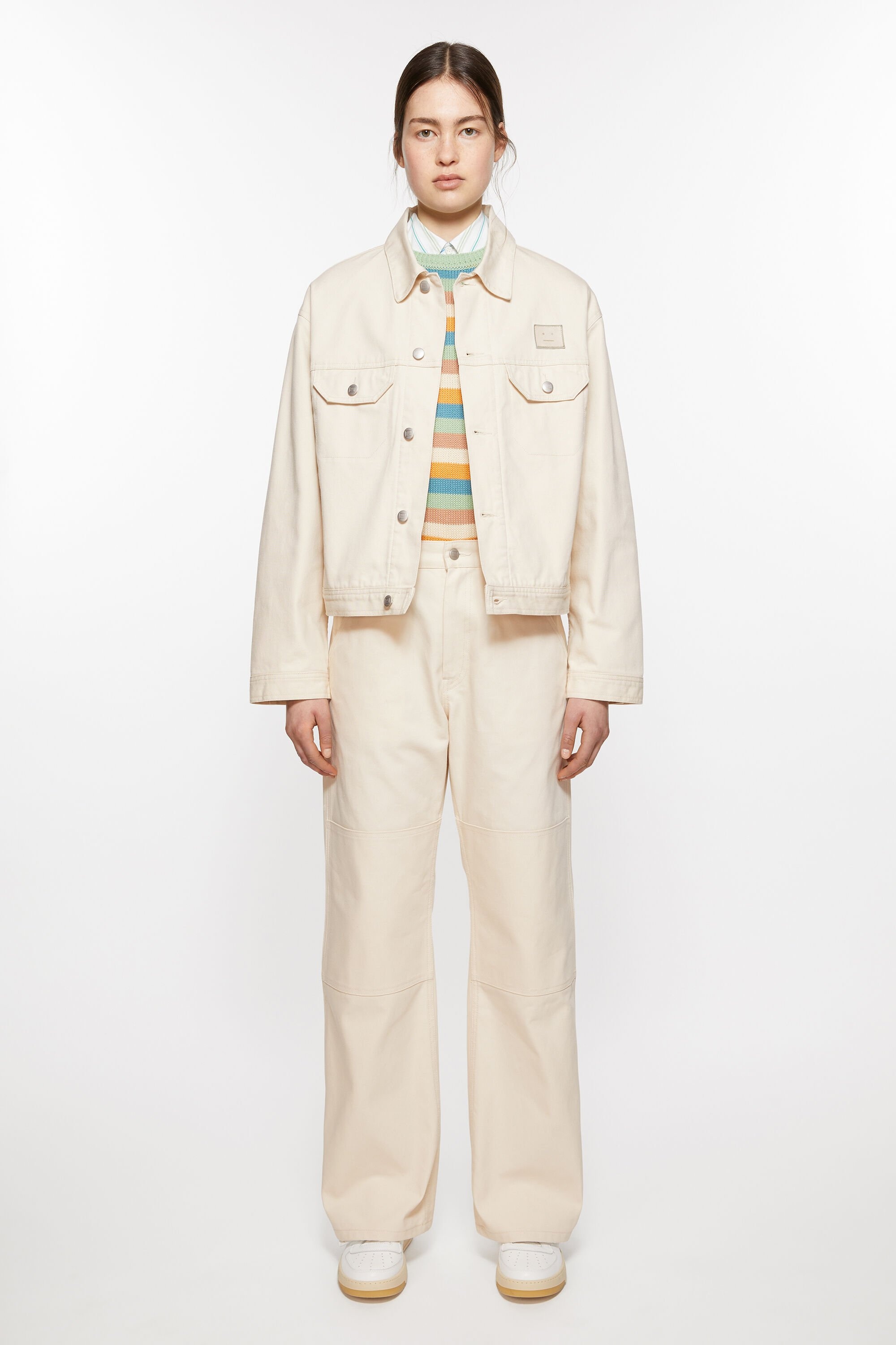 Canvas jacket - Oatmeal melange - 2