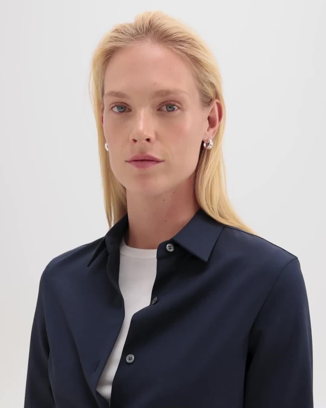 Straight Shirt in Good Wool - 7