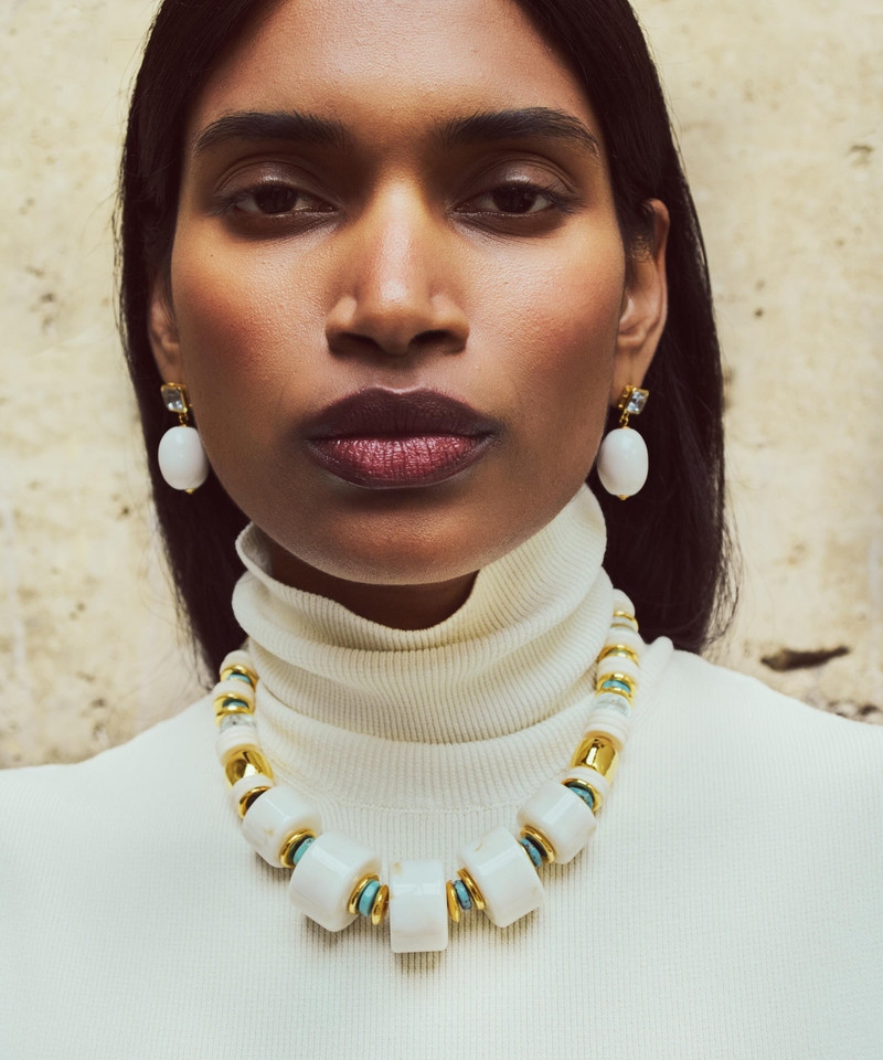 LIZZIE FORTUNATO 24ct Gold-Plated La Paz Earrings outlook