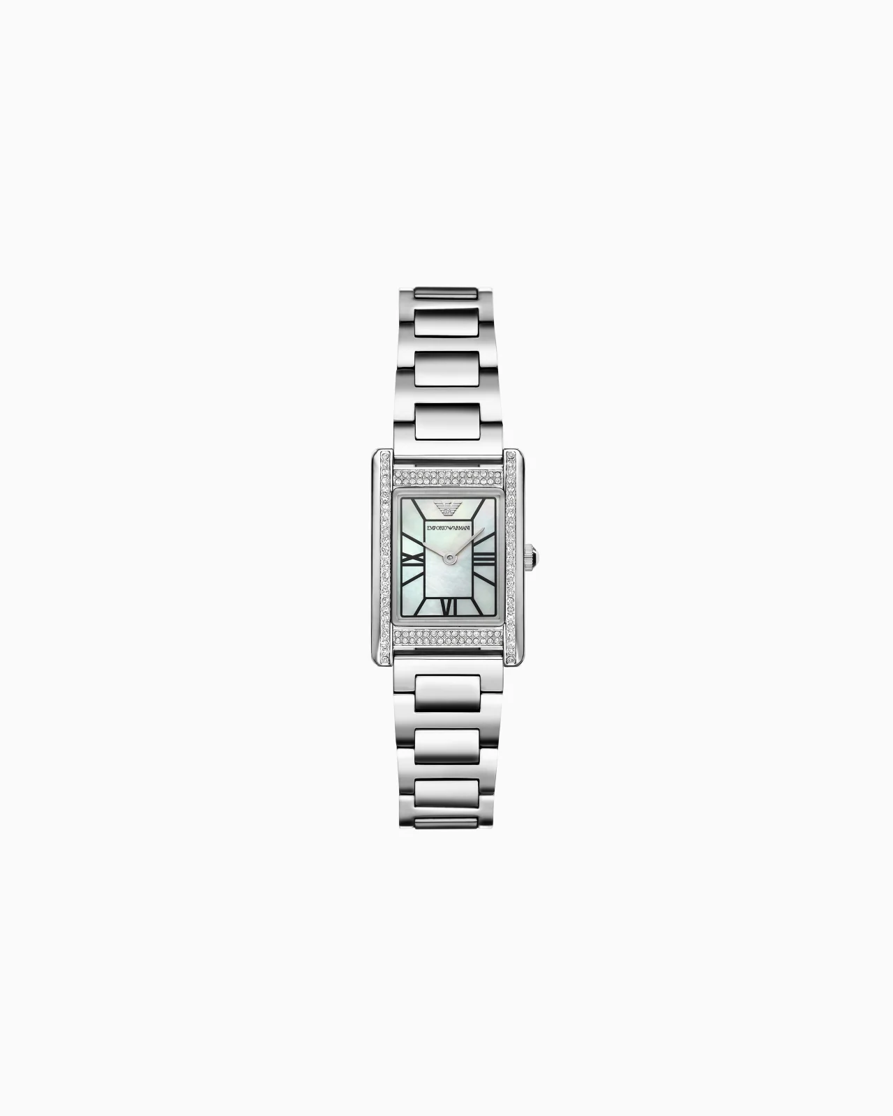 TWO-HAND STAINLESS STEEL WATCH - 1