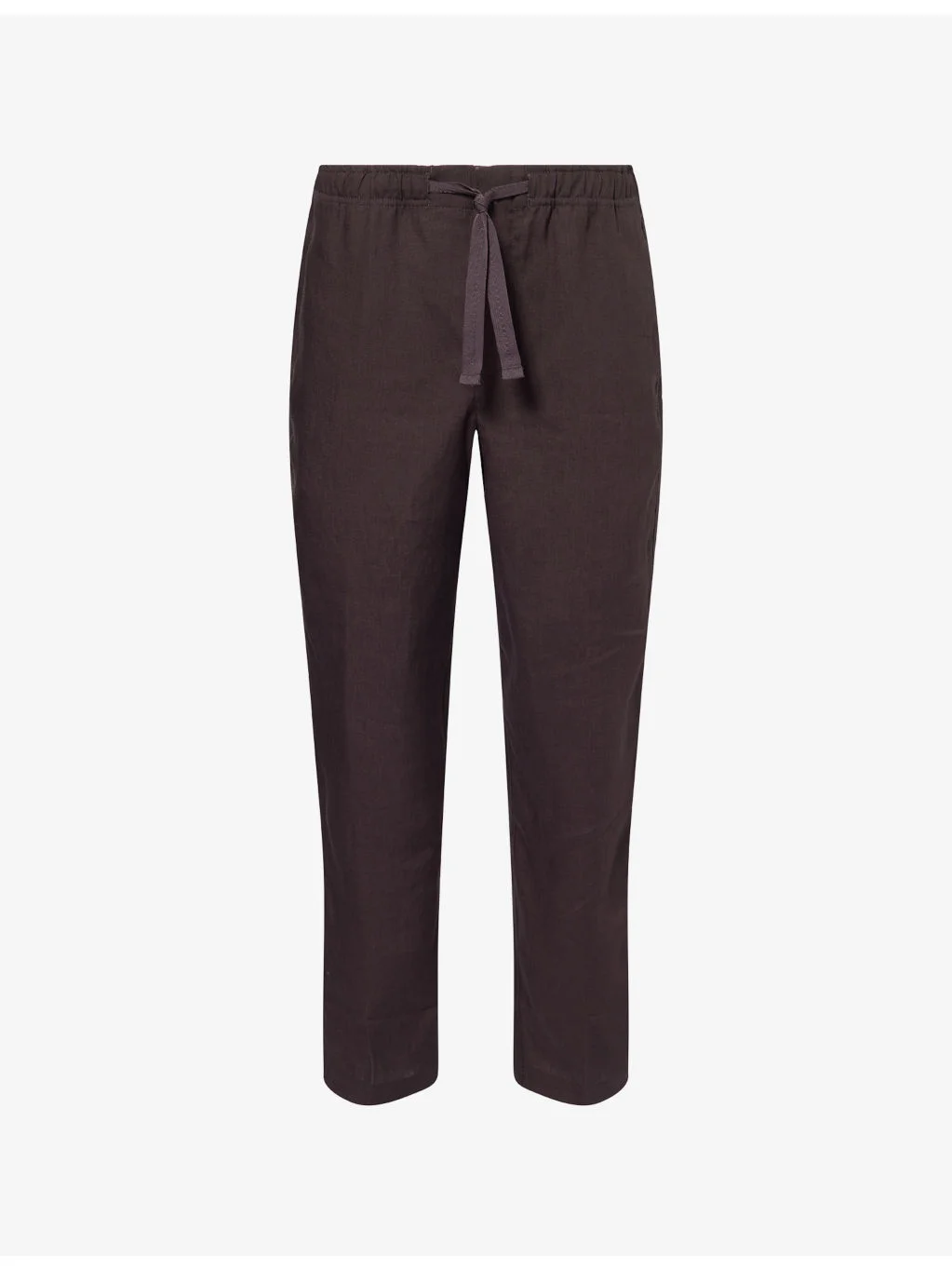 Alex Tapered-Leg Linen Trousers - 1