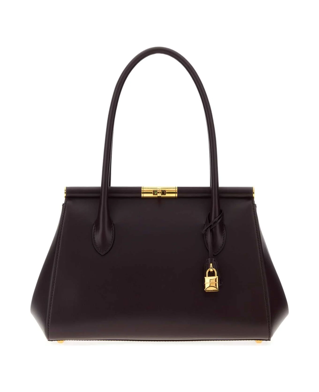 Aubergine Leather Everyday Marlene Shoulder Bag - 1