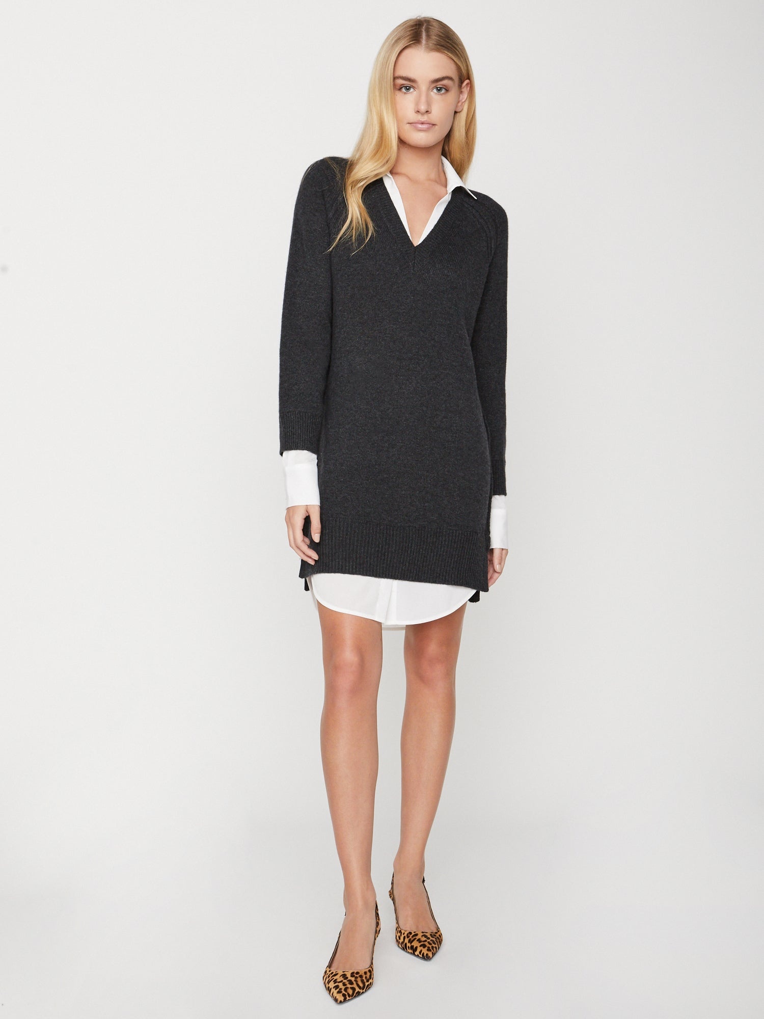 The Looker Layered V-Neck Dress - 3