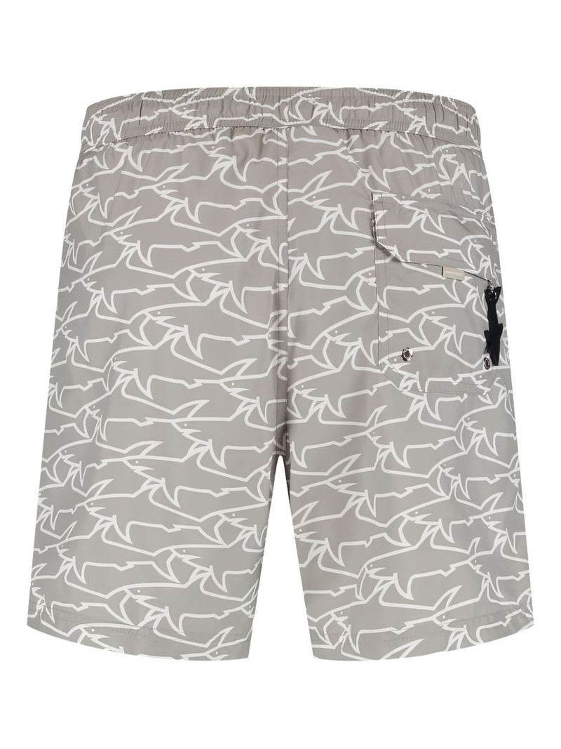 Paul & Shark shark-print swim shorts outlook