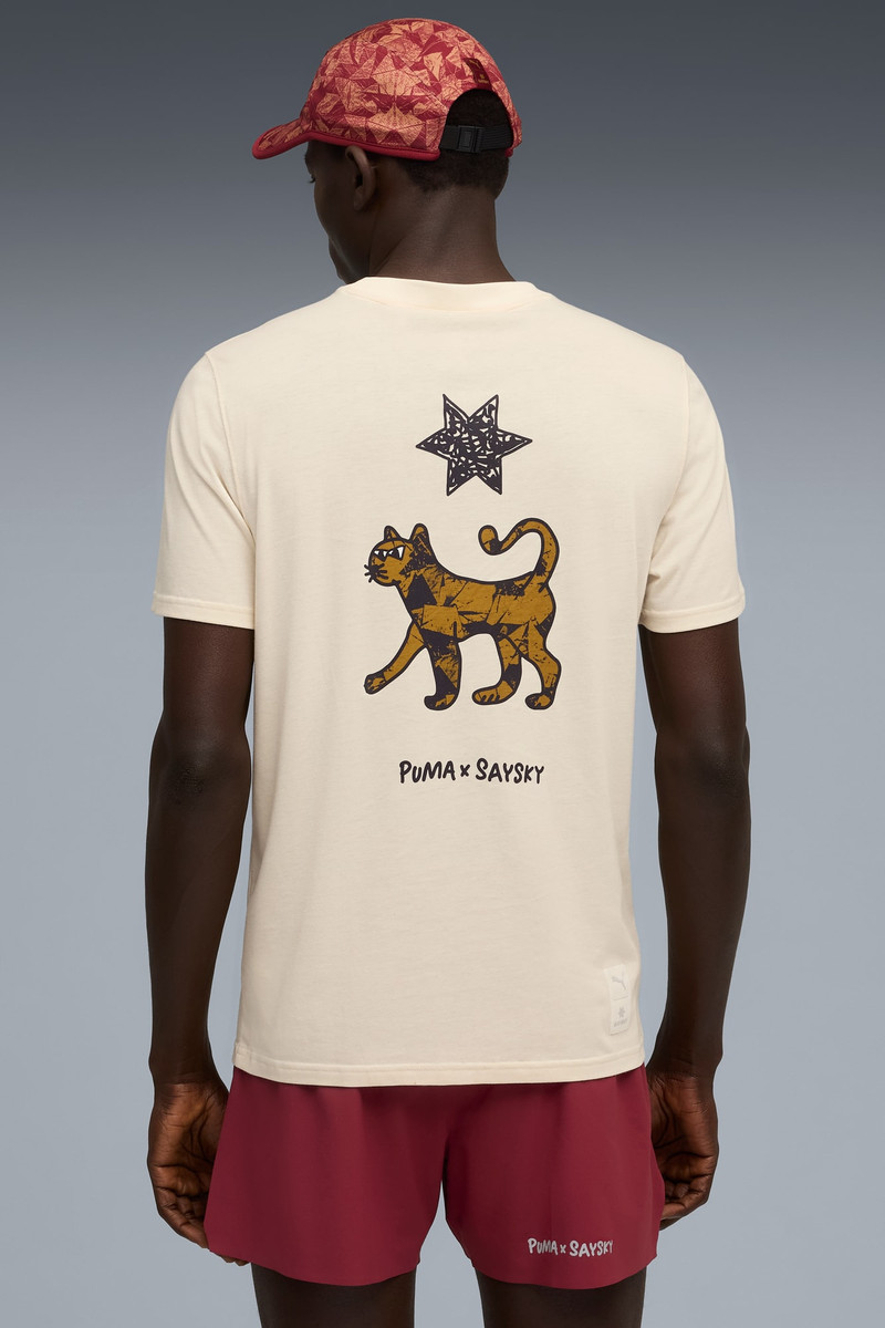 PUMA x SAYSKY Moisture Wicking Running Tee 4