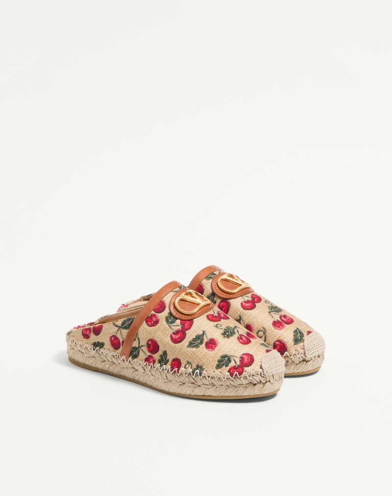 VLOGO SIGNATURE MULE WITH CHERRYFIC MOTIF 25MM 3