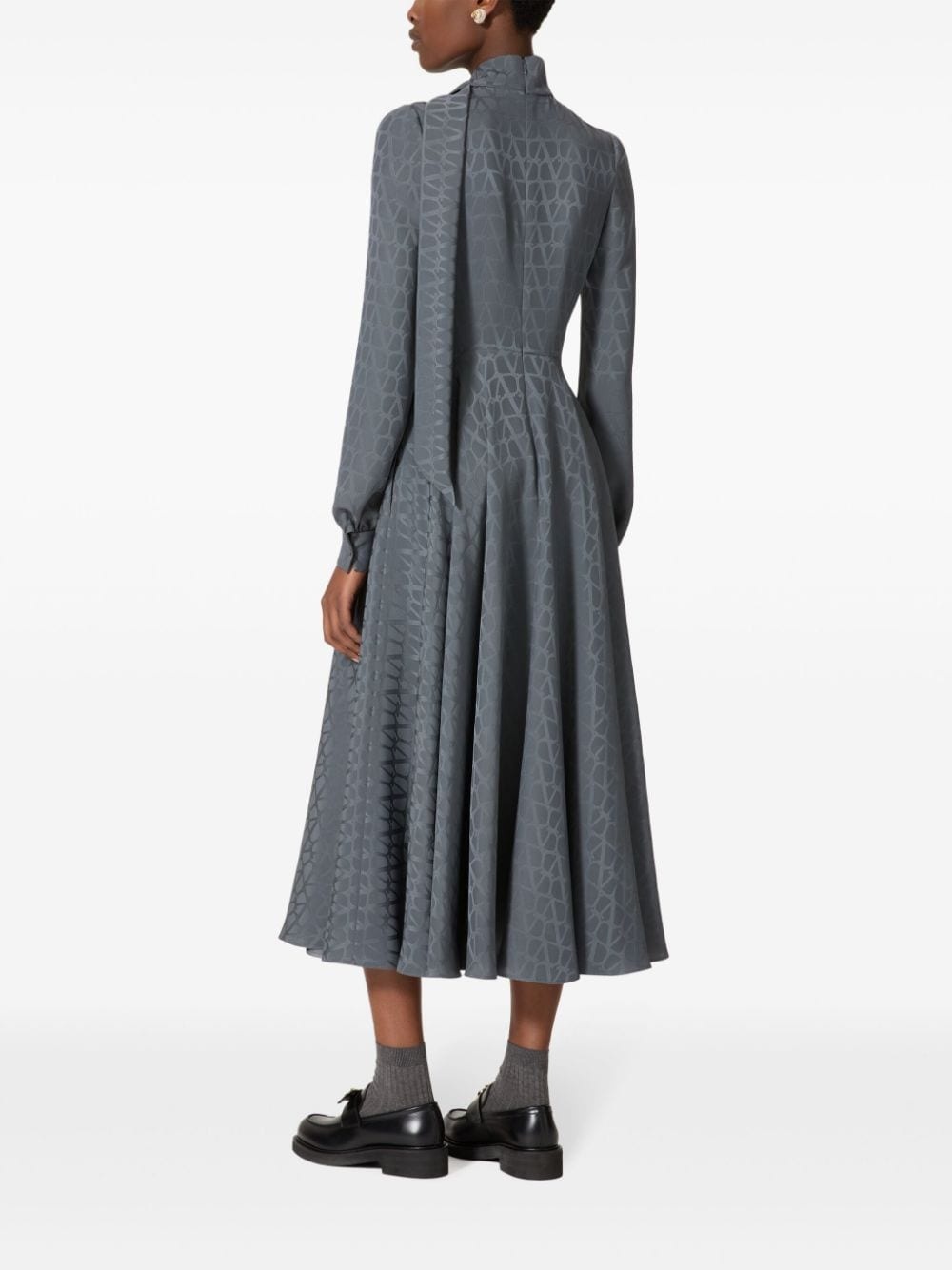 Iconograph print midi dress - 4