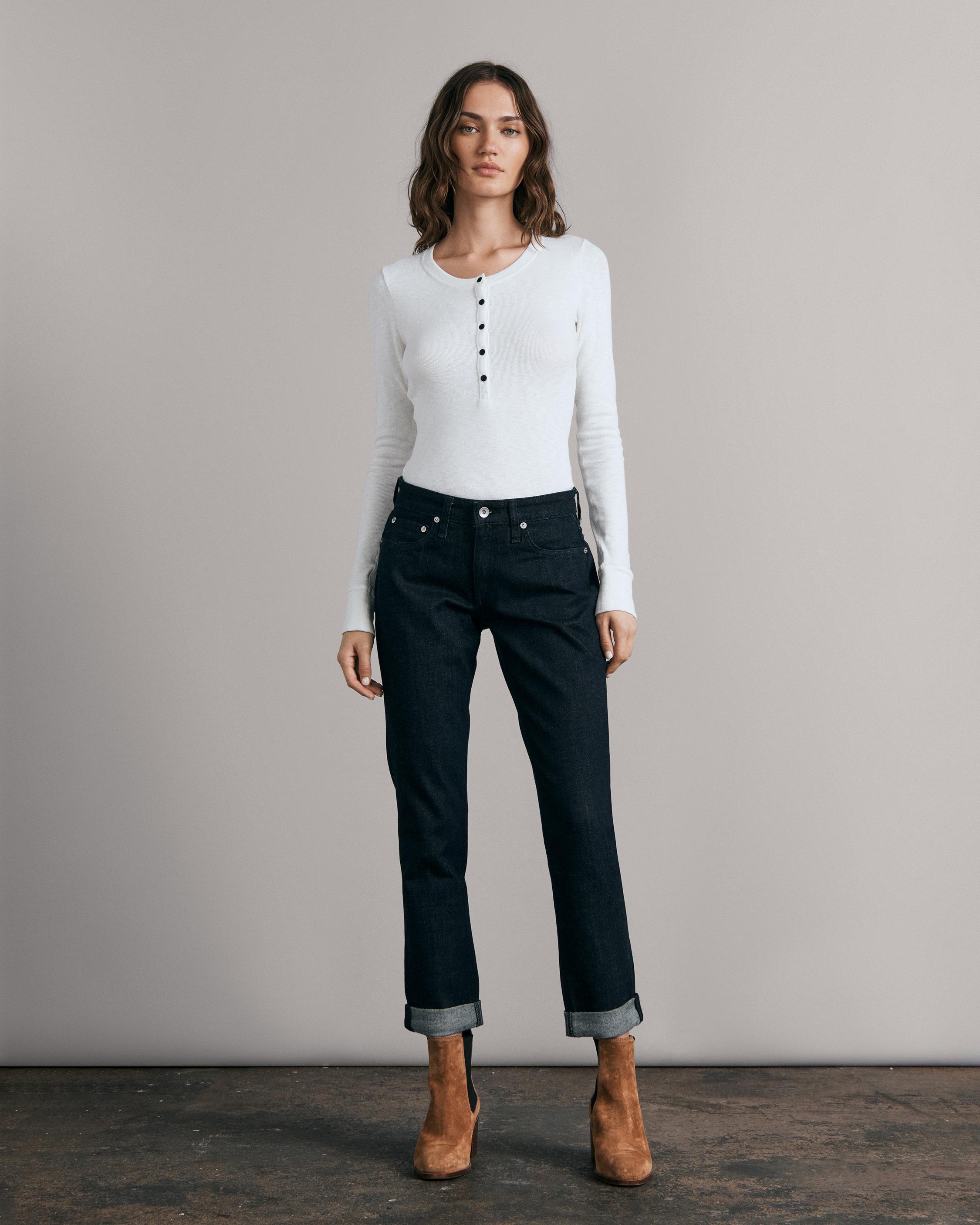 Core Rib Henley
Cotton T-Shirt - 2