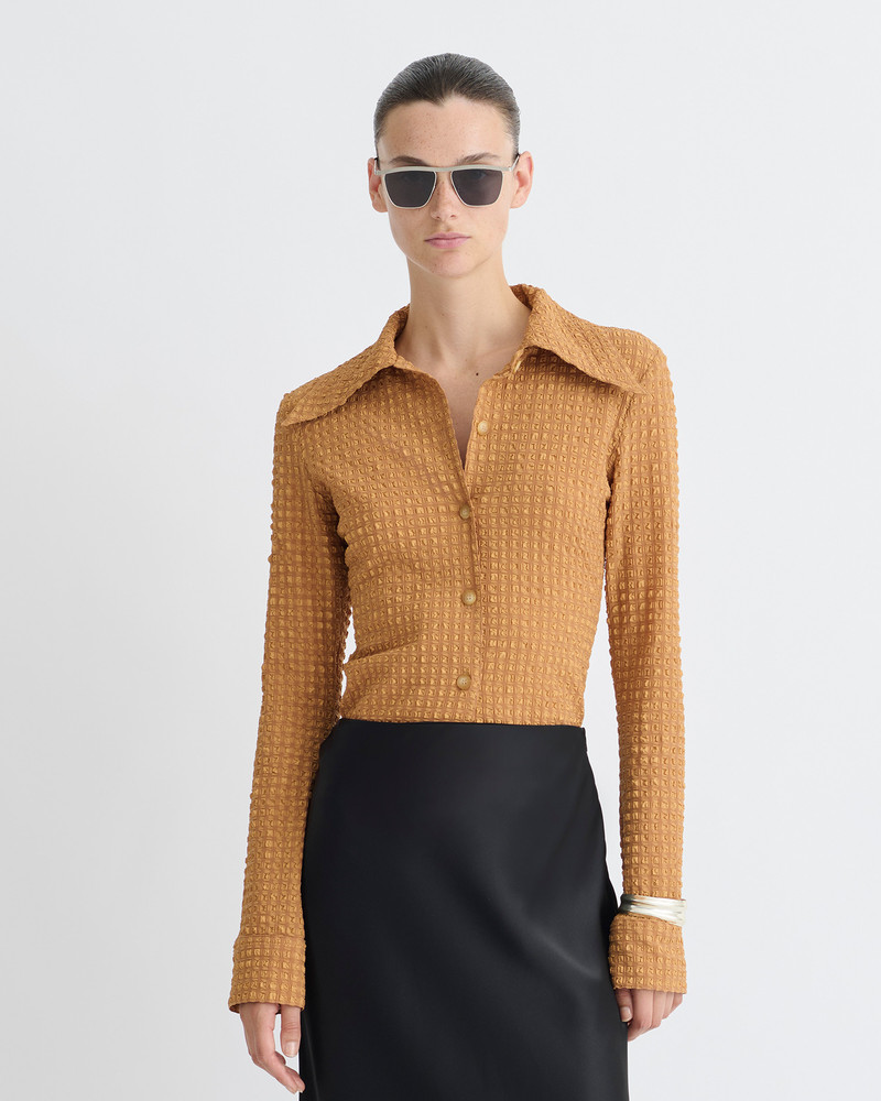 Nanushka Seersucker Shirt outlook