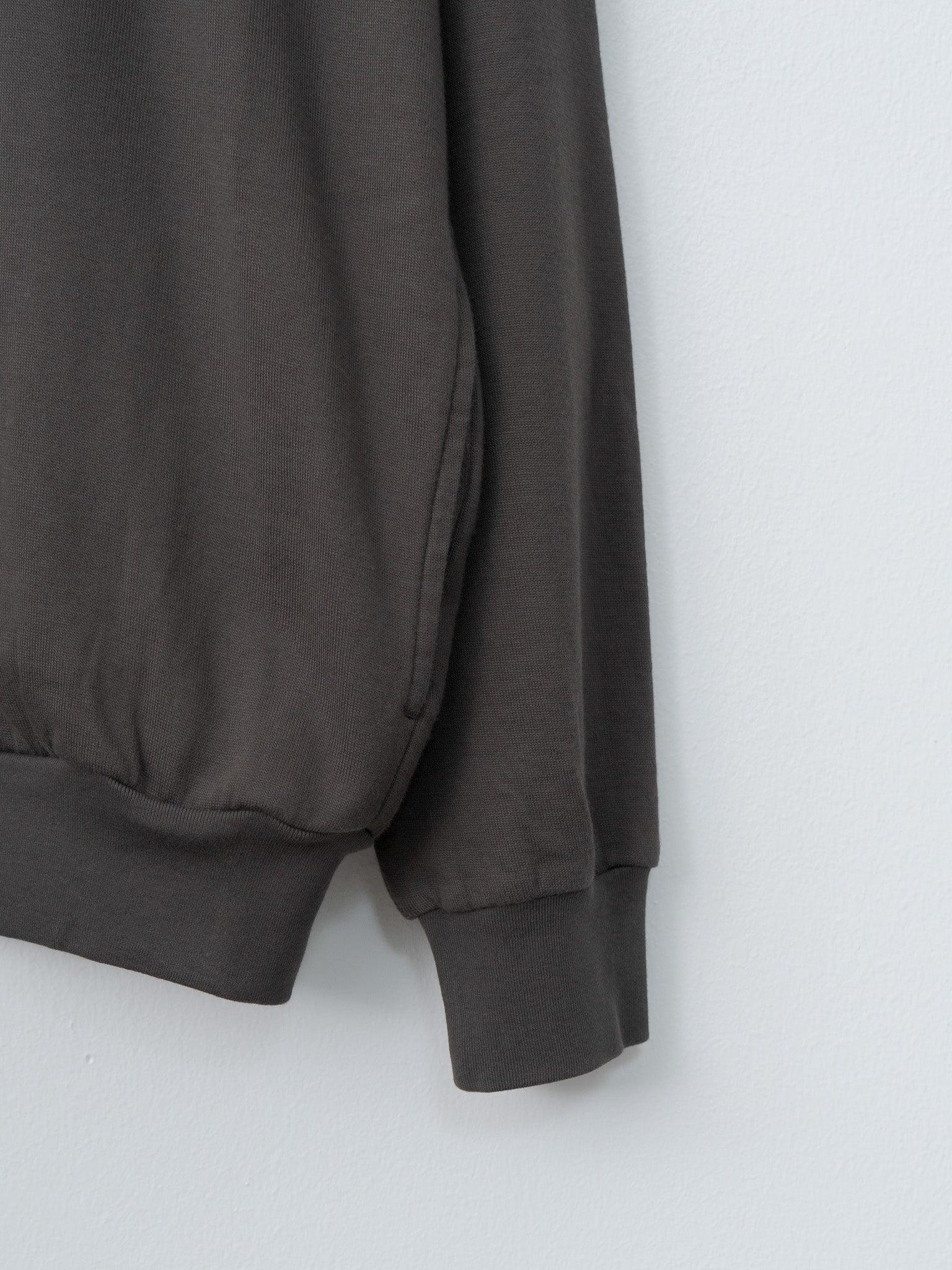 Super High Gauge Sweat Zip Blouson - Dark Brown - 9
