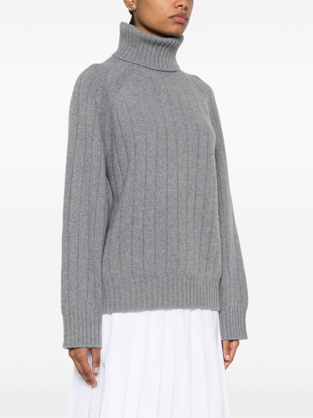 ribbed-knit jumper - 3