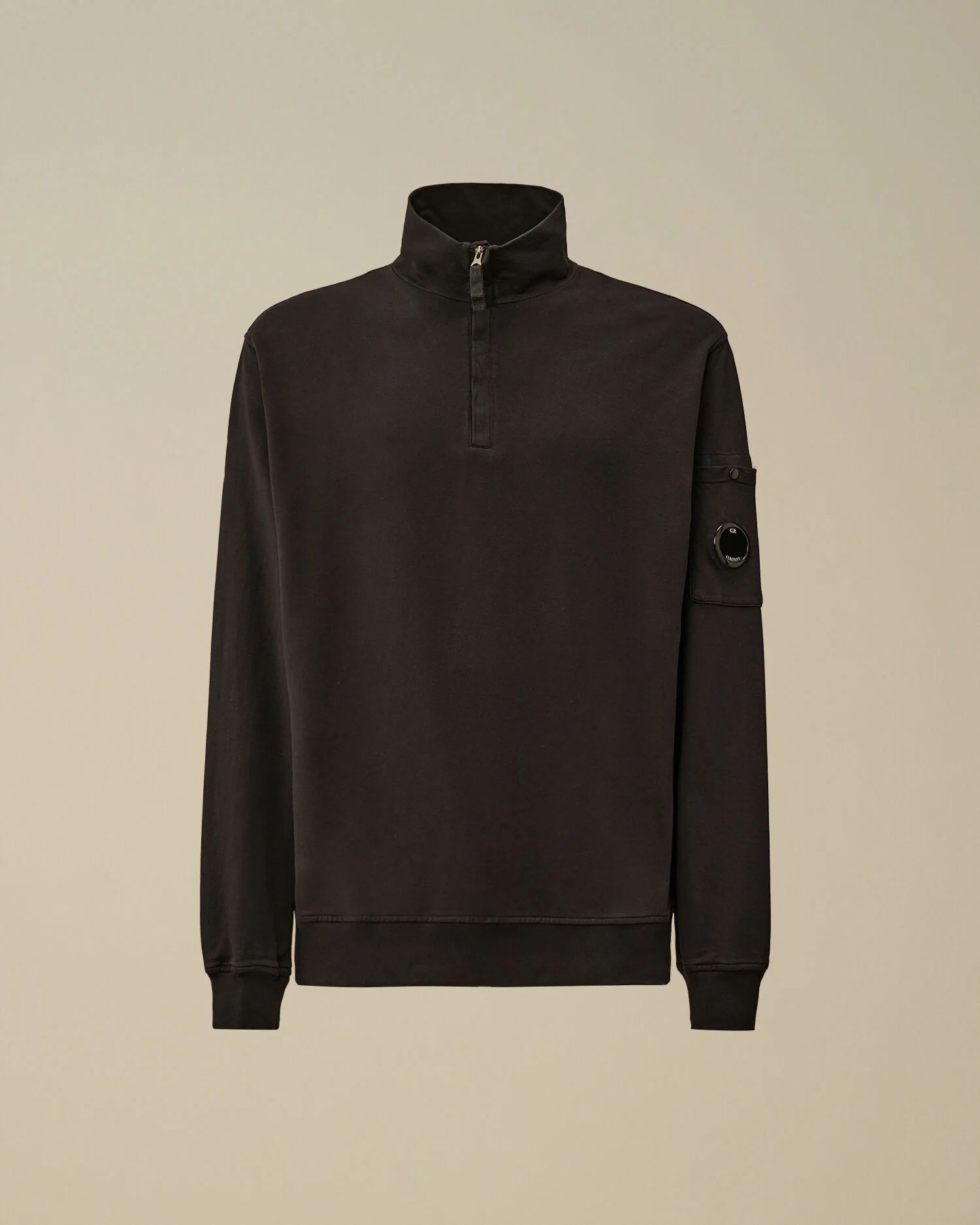 Light Fleece Half Zip Sweatshirt - 1