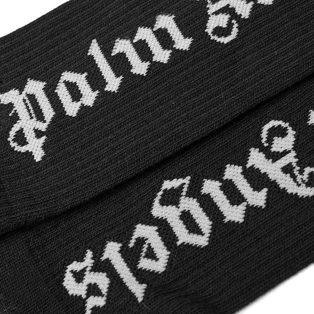 Palm Angels Gothic Logo Sock - 2