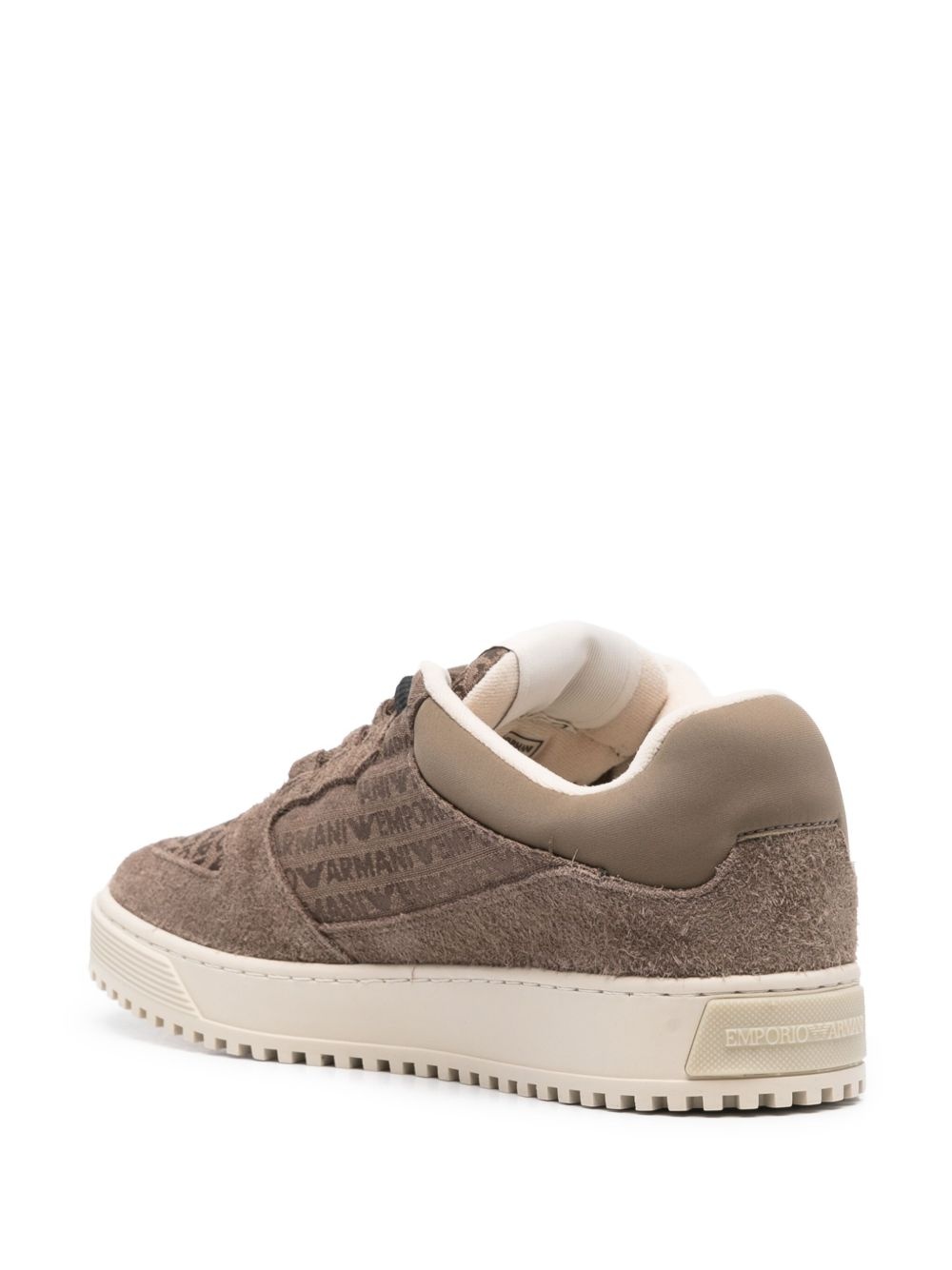 logo-jacquard trainers - 3