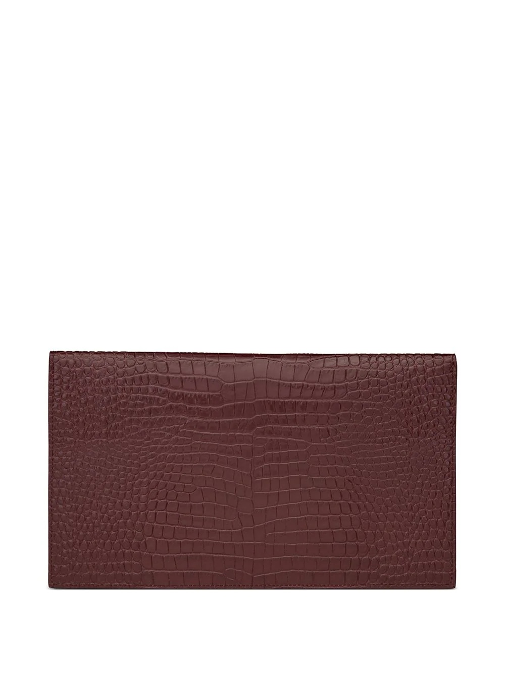 crocodile embossed uptown pouch - 2